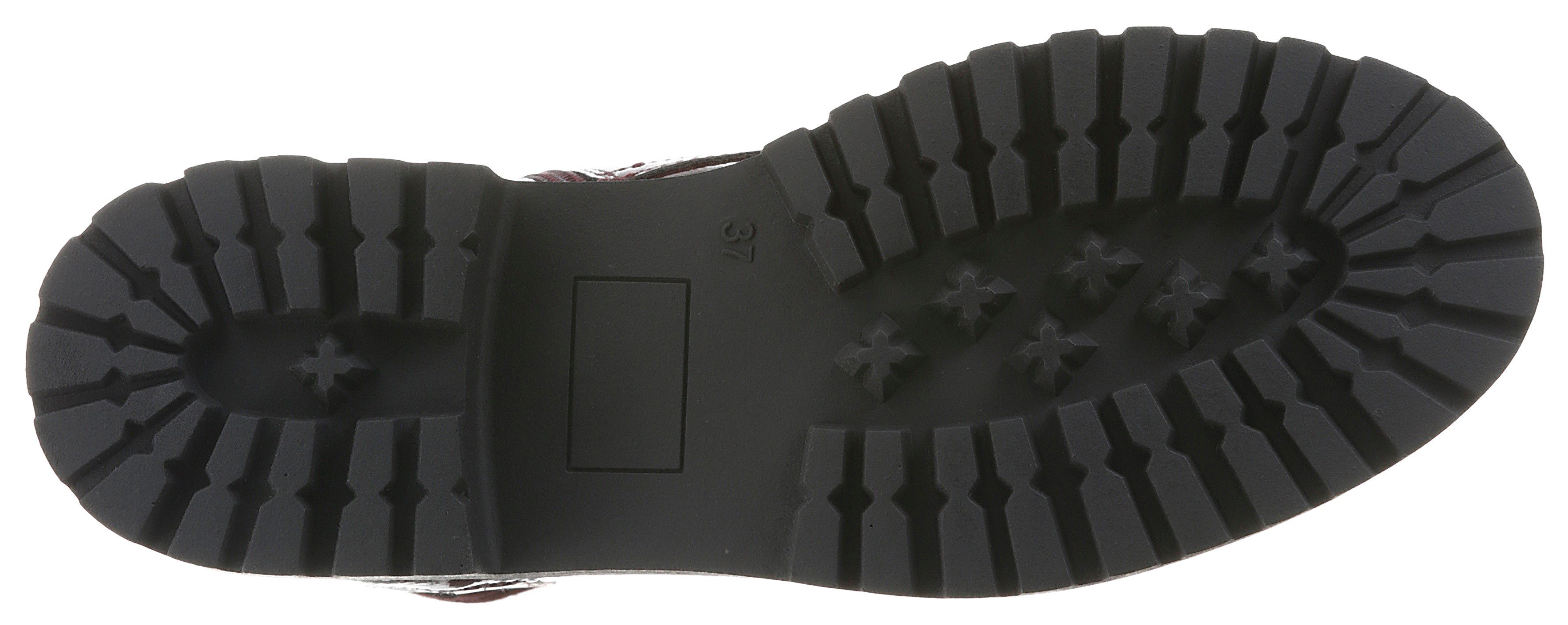 Aniston SHOES Schnürboots Ankle Boots mit Reißverschluss, in Glanz-Optik - NEUE KOLLEKTION – Bild 5 von 5