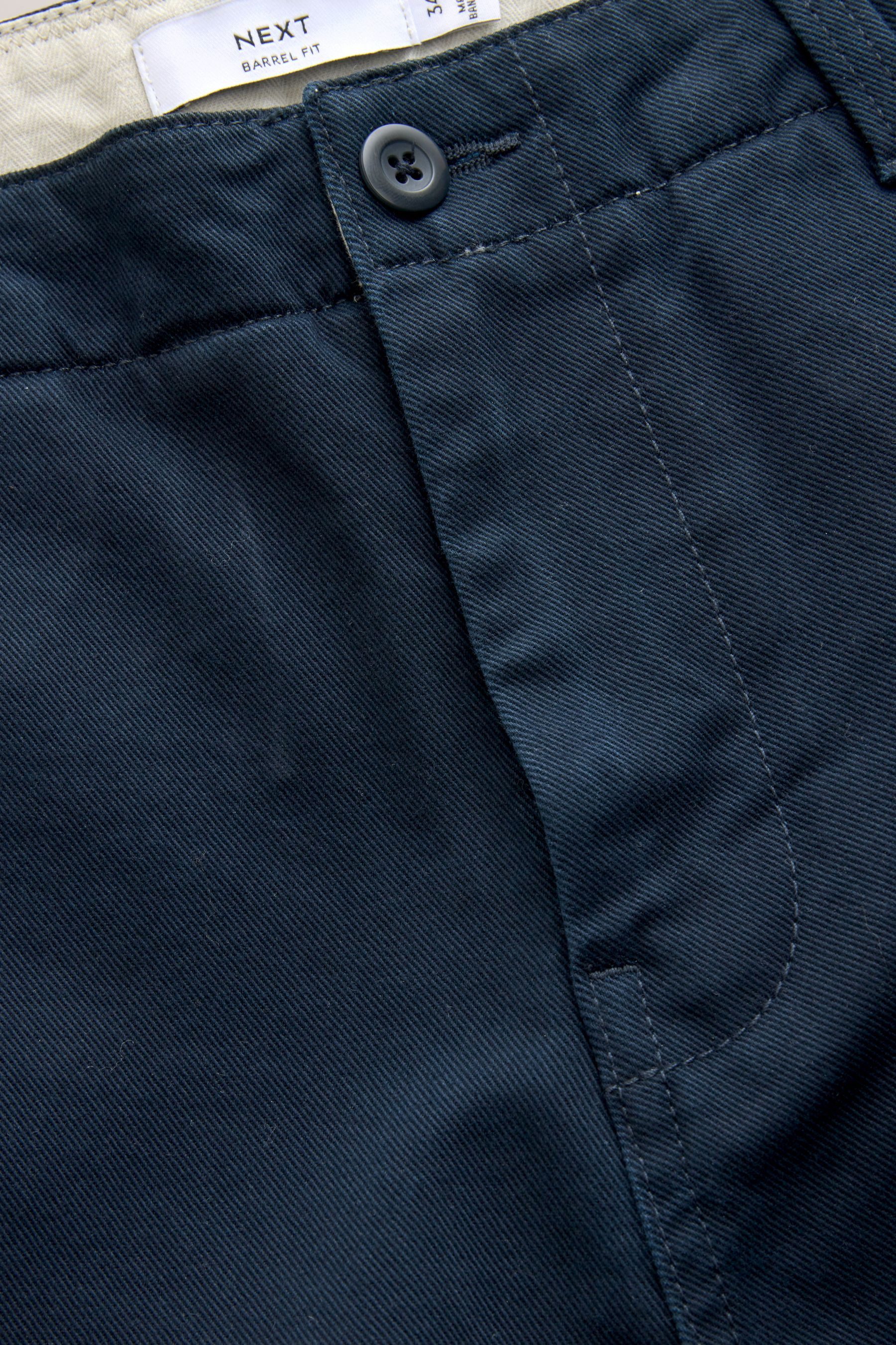Next Stoffhose Stretchhose mit Barrel-Bein aus Baumwolle (1-tlg)