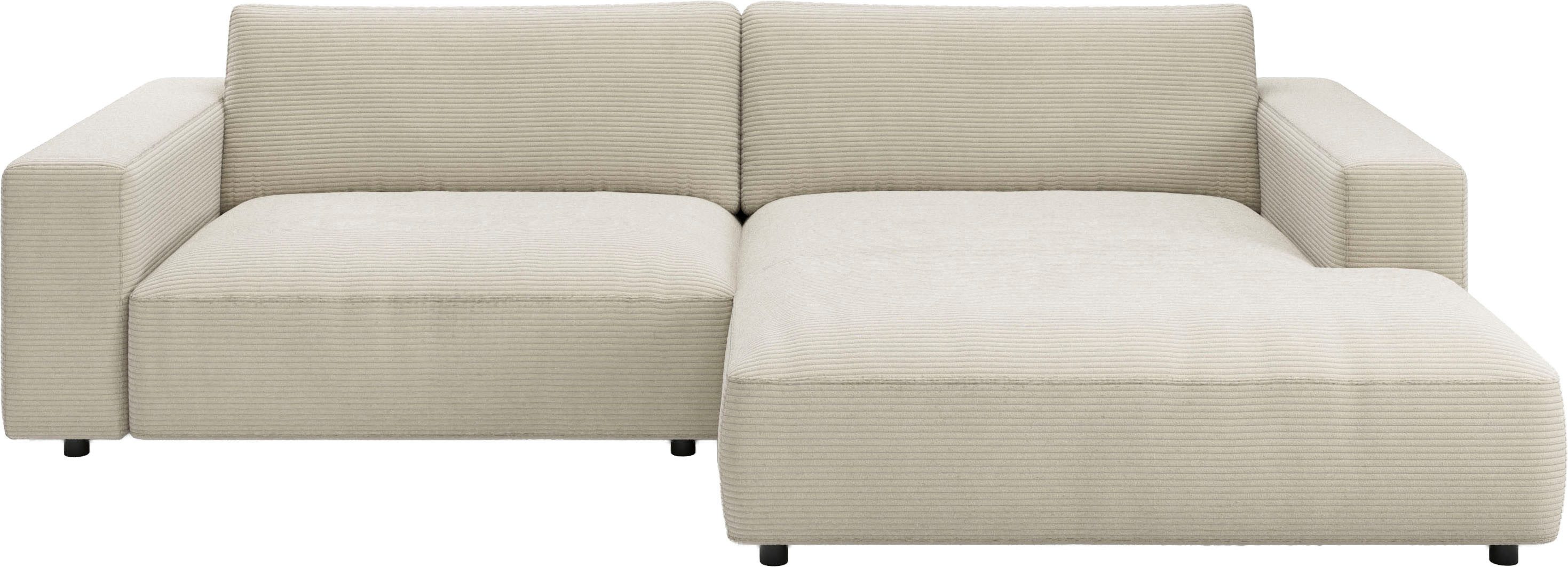 Musterring Ecksofa MR LUCIA, Charakterstarker Lounge-Komfort von Musterring, XXL-Longchair, erstklassige Kammerkissen & zeitloser Look