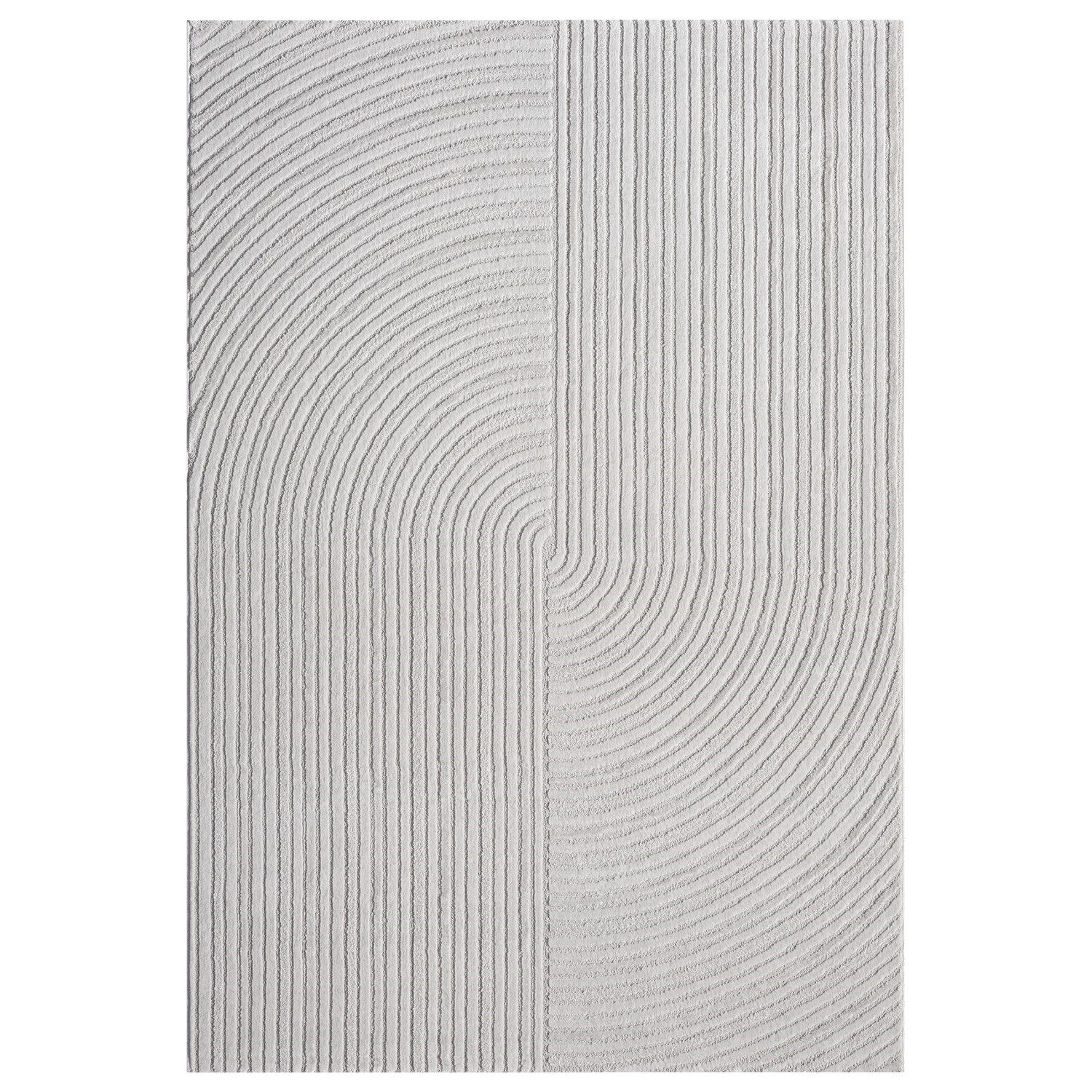 Vimoda Designteppich Moderner Dicht Hoch/Tief Wohnzimmer, günstig online kaufen