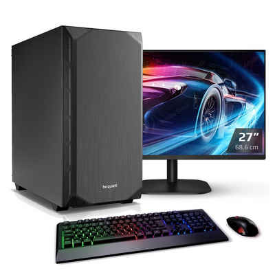 Kiebel Silent Strike 12 Gaming-PC-Komplettsystem (27", Intel Core i7 Intel Core i7-12700F, RTX 4060, 16 GB RAM, 1000 GB SSD)