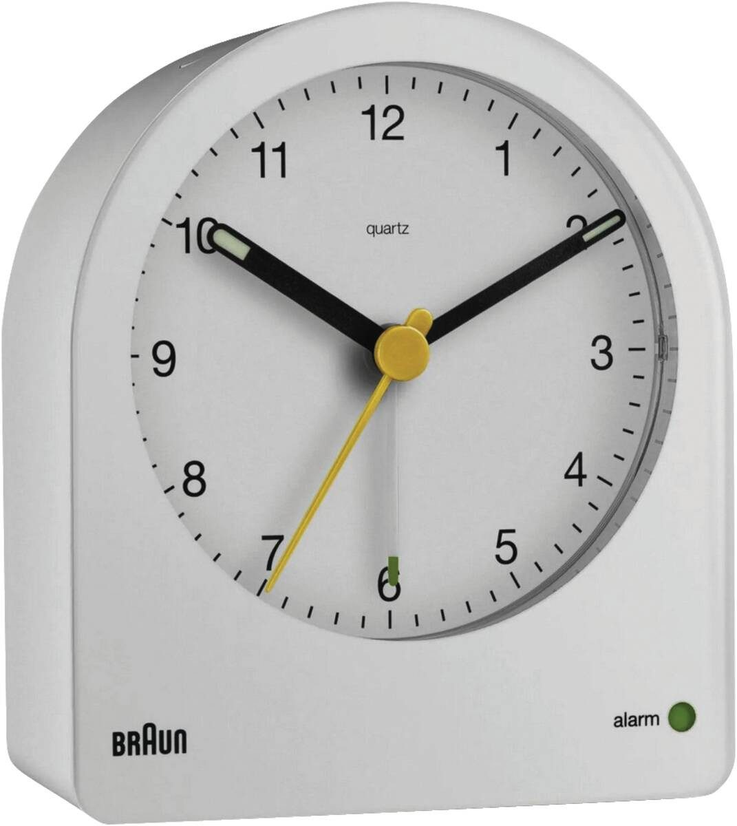 Braun Radiowecker Braun Uhren BC22W Analoger Quarz-Wecker Uhren/Wecker Weis günstig online kaufen