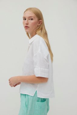 THE FASHION PEOPLE Blusentop Cropped blouse linen
