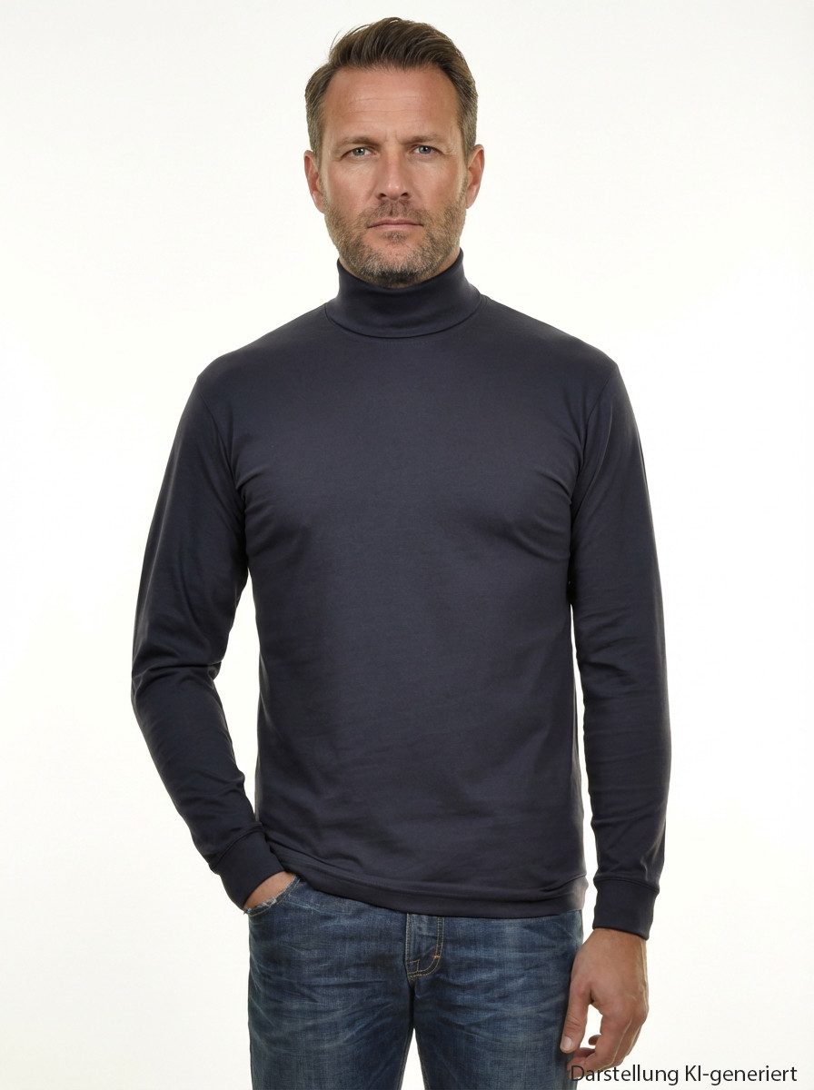 RAGMAN Longsleeve Basic aus feinstem Single-Jersey, hohe Formstbilität