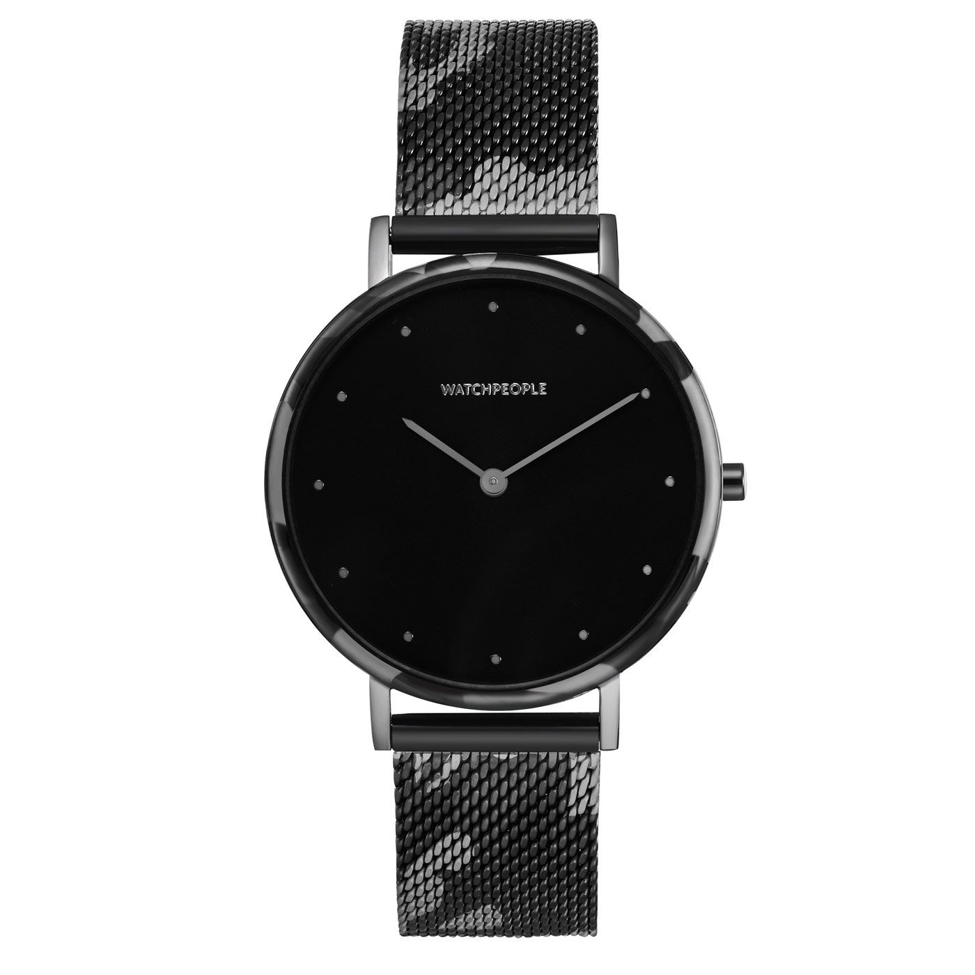 Watchpeople Quarzuhr Urban Jungle WP 040-01, flach, easy release Band