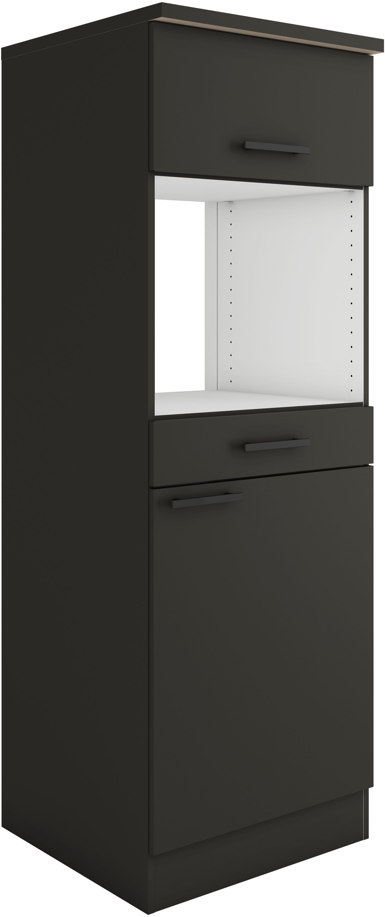 OPTIFIT Mikrowellenumbauschrank Palma Breite 60 cm, Nischenmaß für Mikrowelle B/T/H 56,7/55,5/44,8 cm