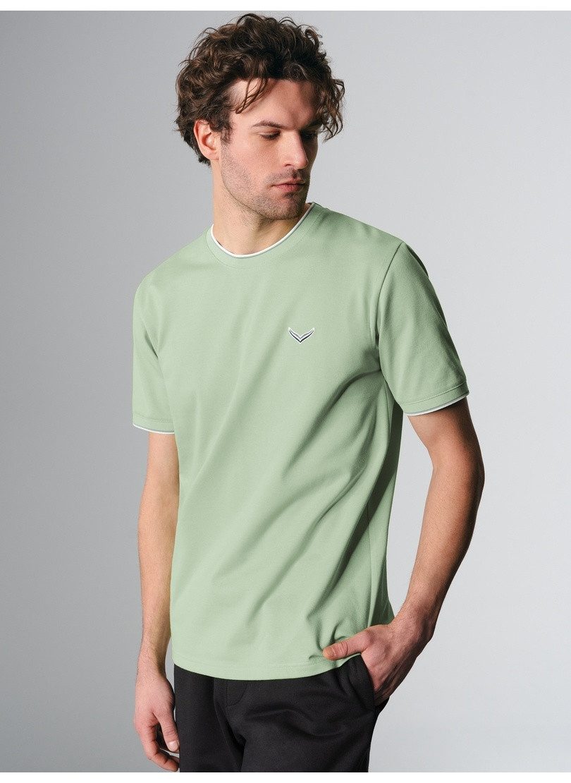 Trigema T-Shirt TRIGEMA T-Shirt in Piqué-Qualität (1-tlg)