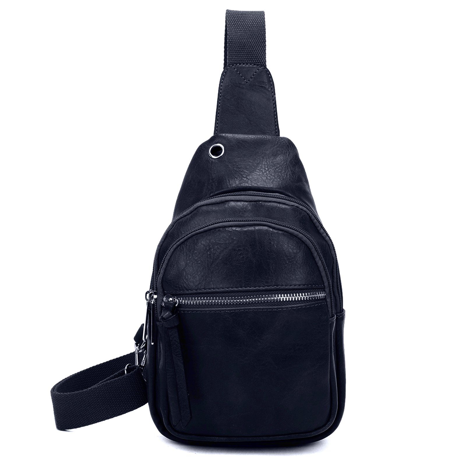 EAAKIE Umhängetasche Brusttasche Umhängetasche Schultertasche Cross Body Sling Bag Herren, als Schultertasche, CrossOver, Umhängetasche tragbar