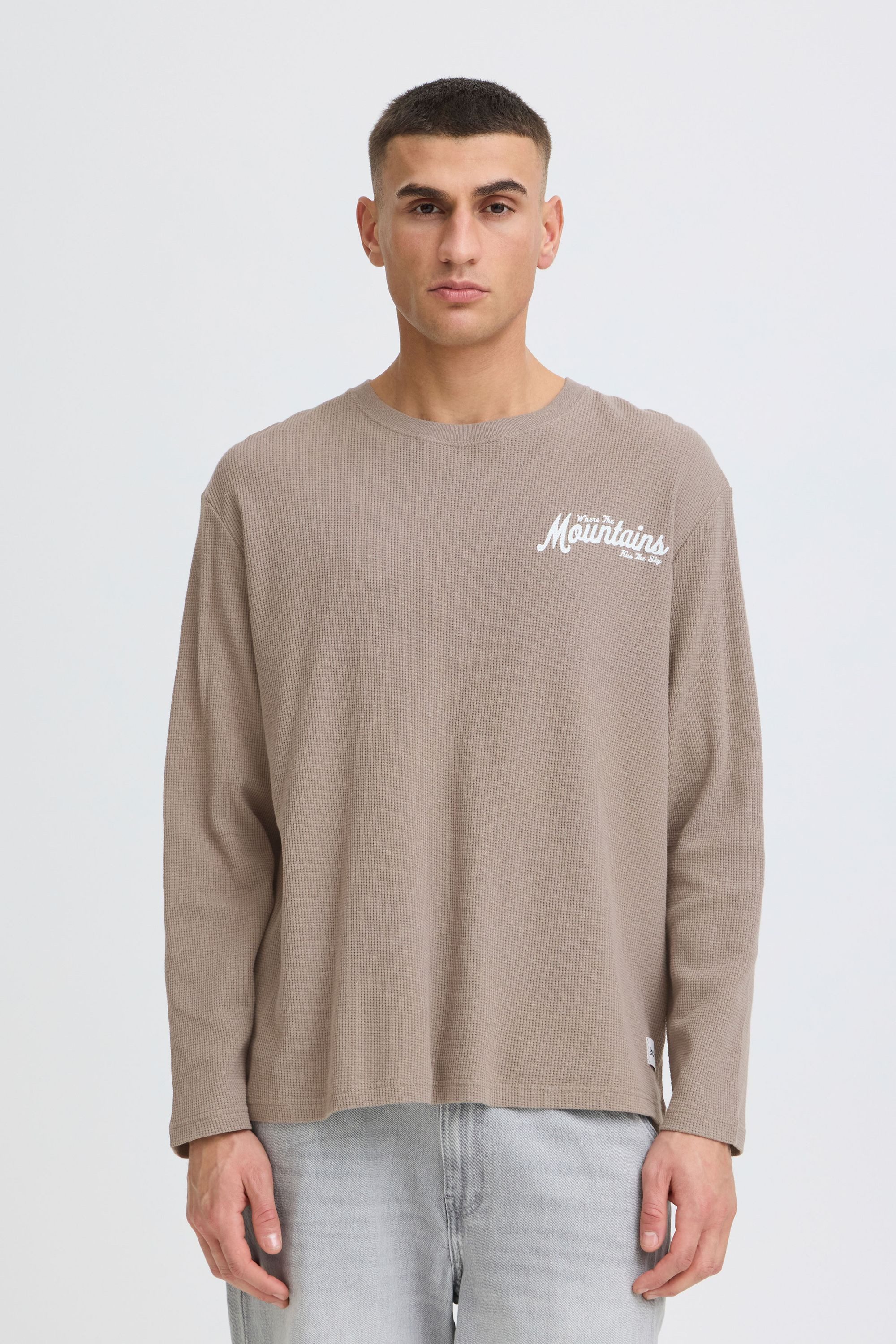 !Solid Langarmshirt SDUrton Longsleeve mit Waffel Struktur - Loose Fit