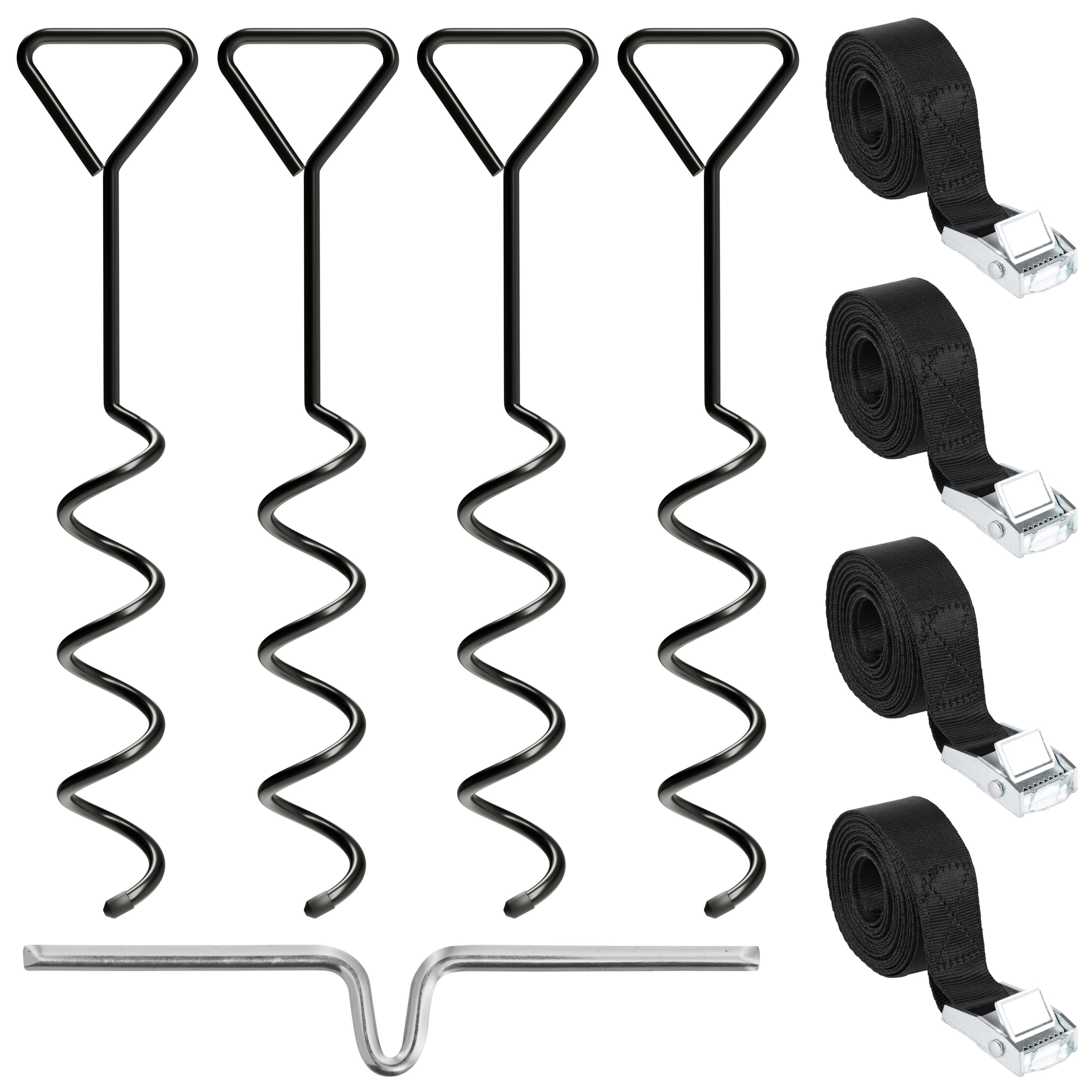 NewHabitat Bodenanker Erdanker zum Eindrehen, 38cm, für Trampolin-Sicherung günstig online kaufen