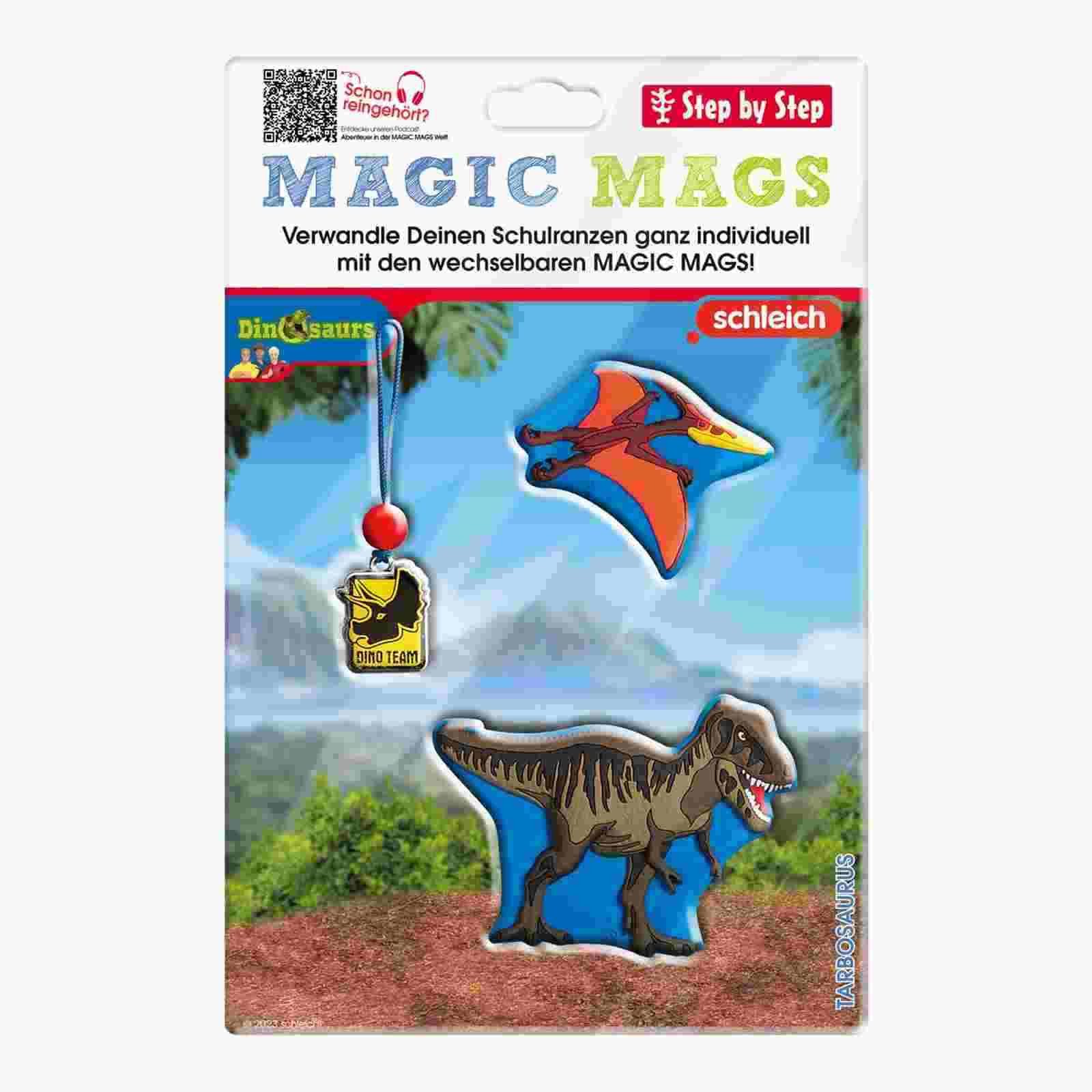 Step by Step Schulranzen Step by Step MAGIC MAGS schleich®, Dinosaurs, Tarbosauros
