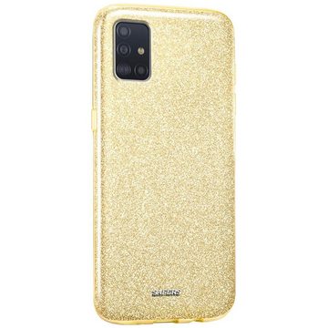 CoolGadget Handyhülle Glitzer Glamour Hülle für Samsung Galaxy A51 6,5 Zoll, Slim Case mit Glossy Effect Schutzhülle für Samsung A51 Hülle