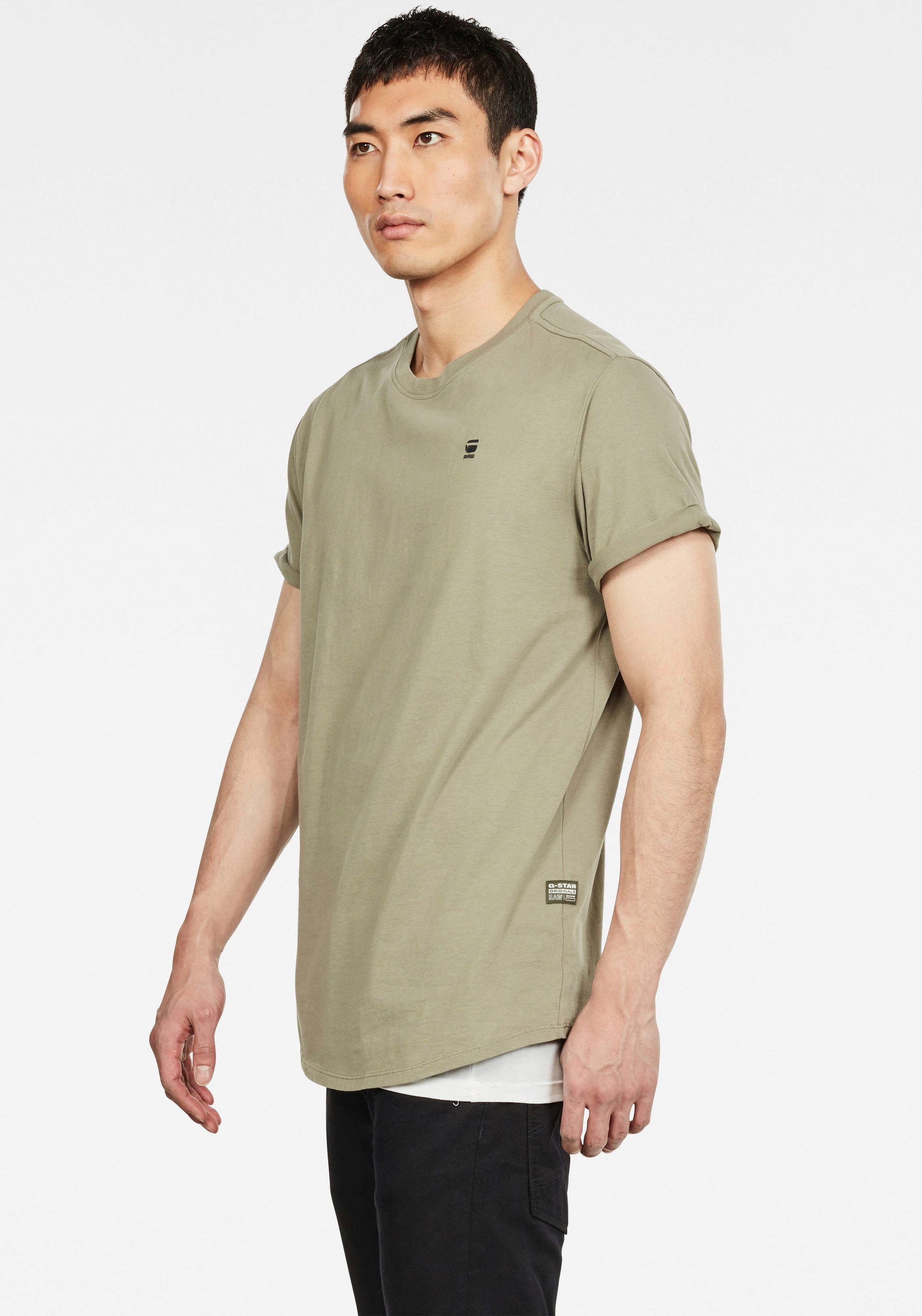 G-Star RAW T-Shirt Lash mit kleinem Logo Stitching