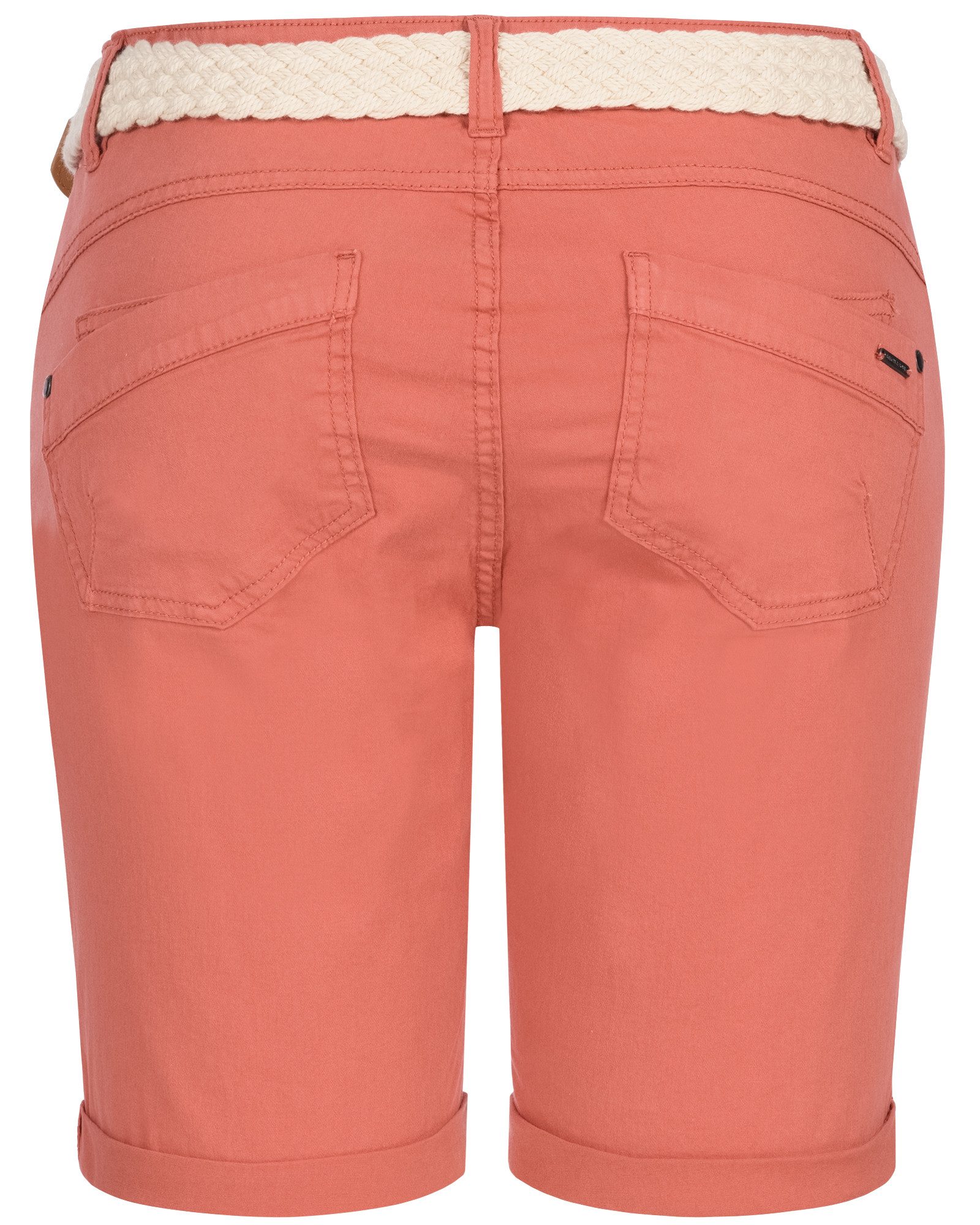Stitch & Soul Bermudas Damen Short Bermuda kurze Hose Sommer Chino Stoff Ho günstig online kaufen