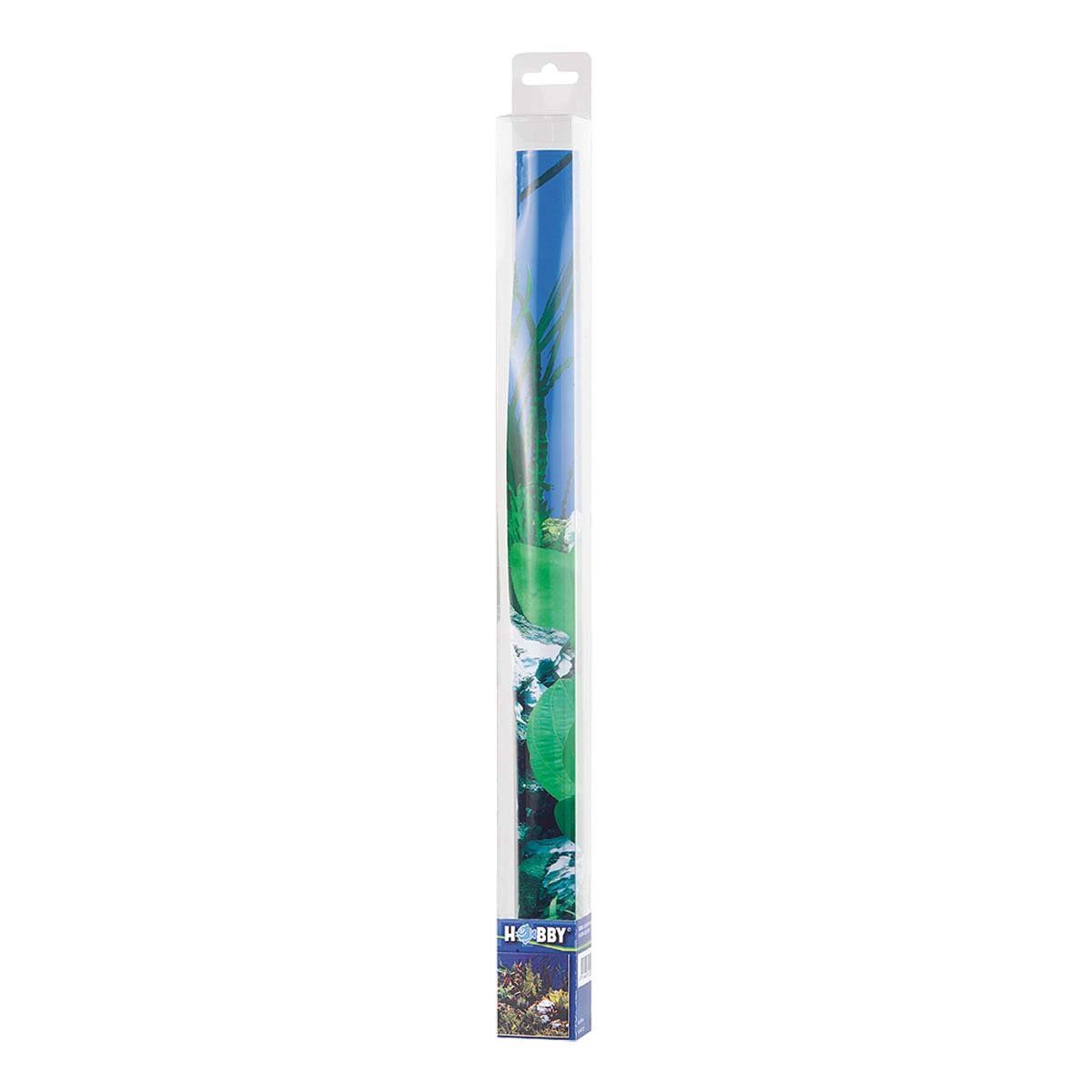HOBBY Aquarienrückwand Fotorückwand Green Secret / Wood Island, 120 x 50 cm