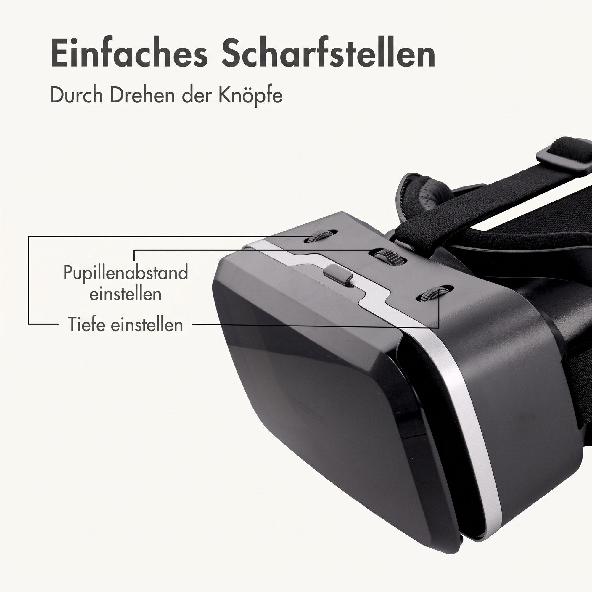 imoshion imoshion Virtual Reality-Brille - Schwarz Virtual-Reality-Brille – Bild 3 von 5