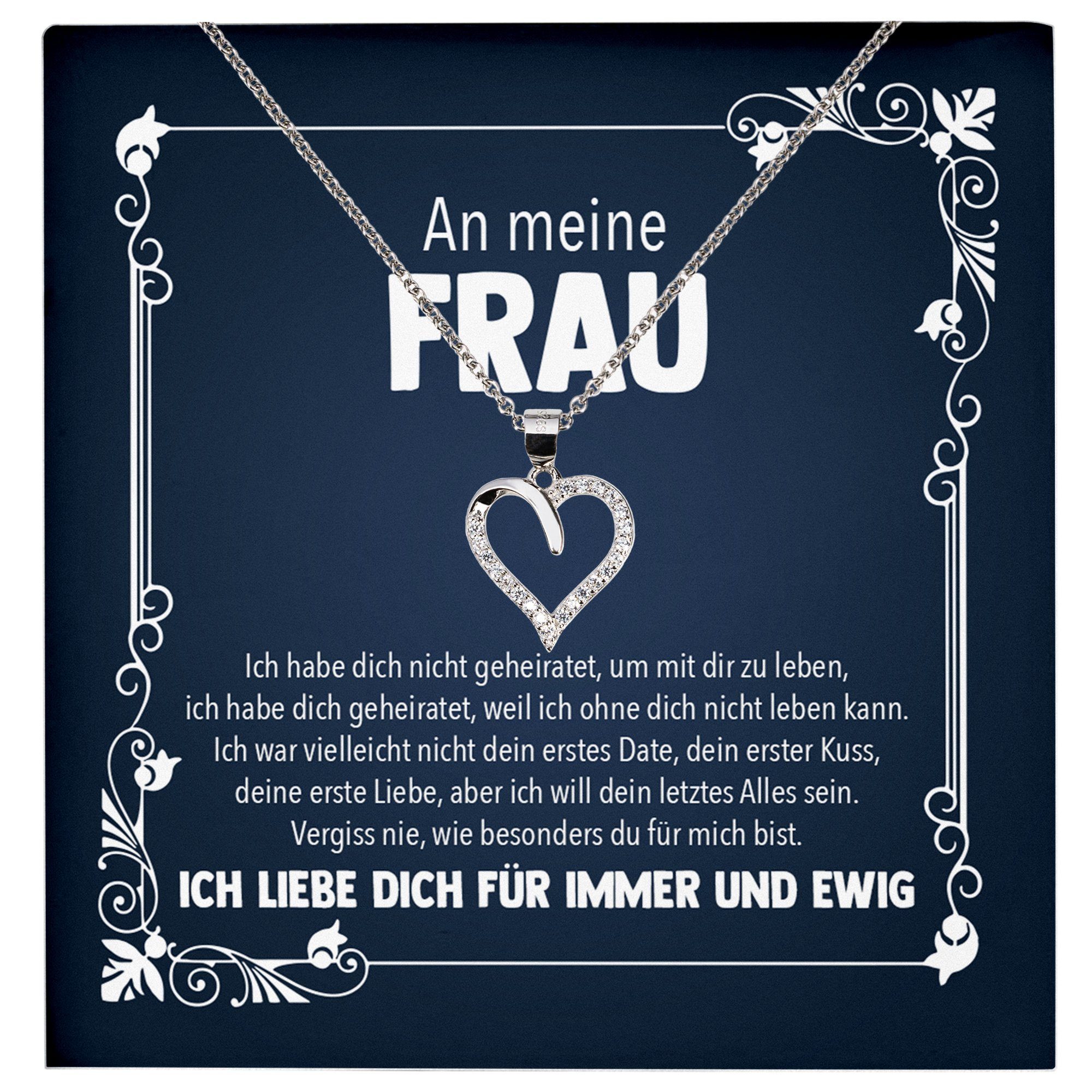 Schmuckset Hochzeitstag Geschenk Ehefrau Schmuck Valentinstag Halskette Geburtsta