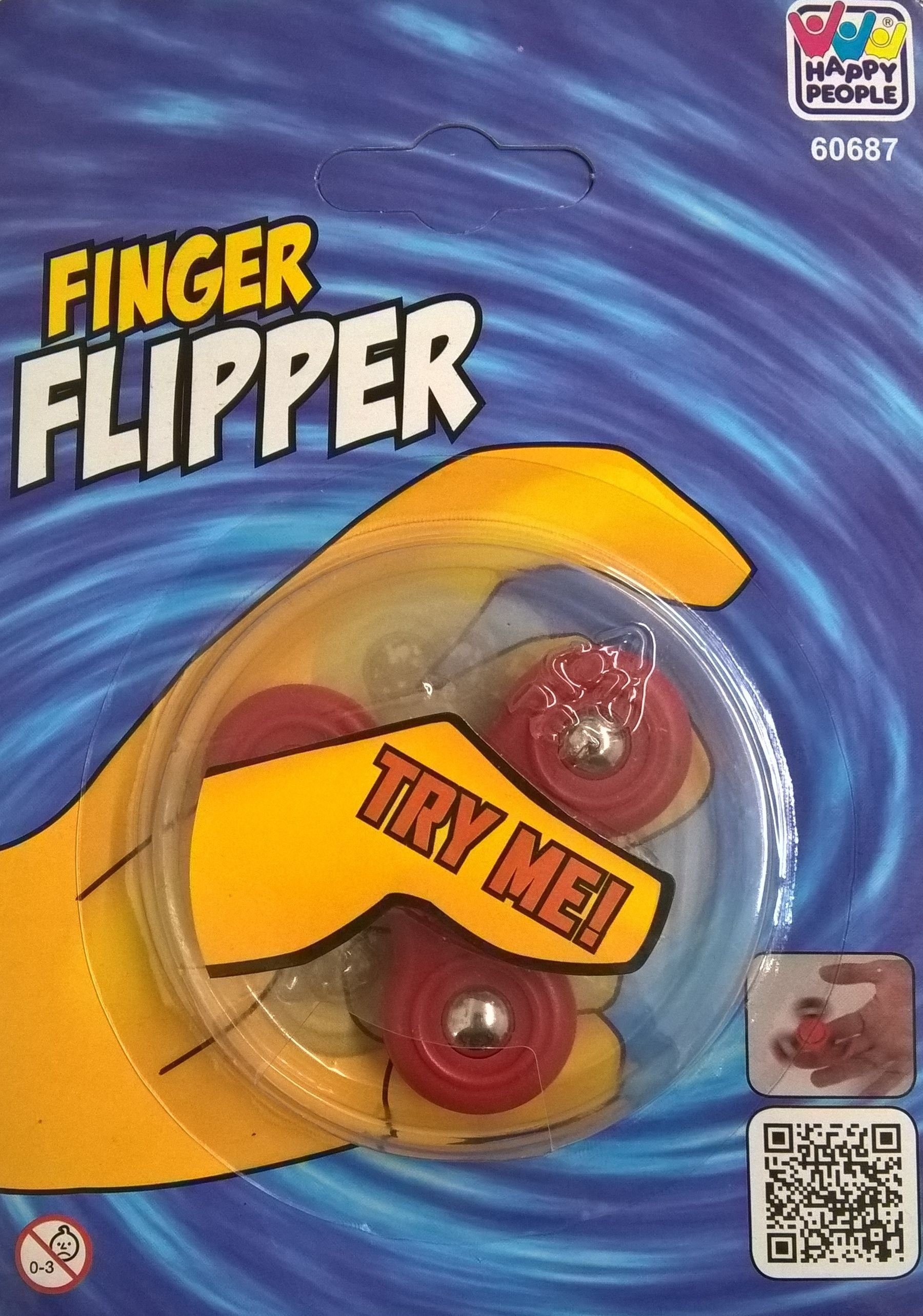 Happy People Spiel, Happy People 60687 - Finger Flipper ca. 6cm Durchmesser Happy People 60687 - Finger Flipper ca. 6cm Durchmesser