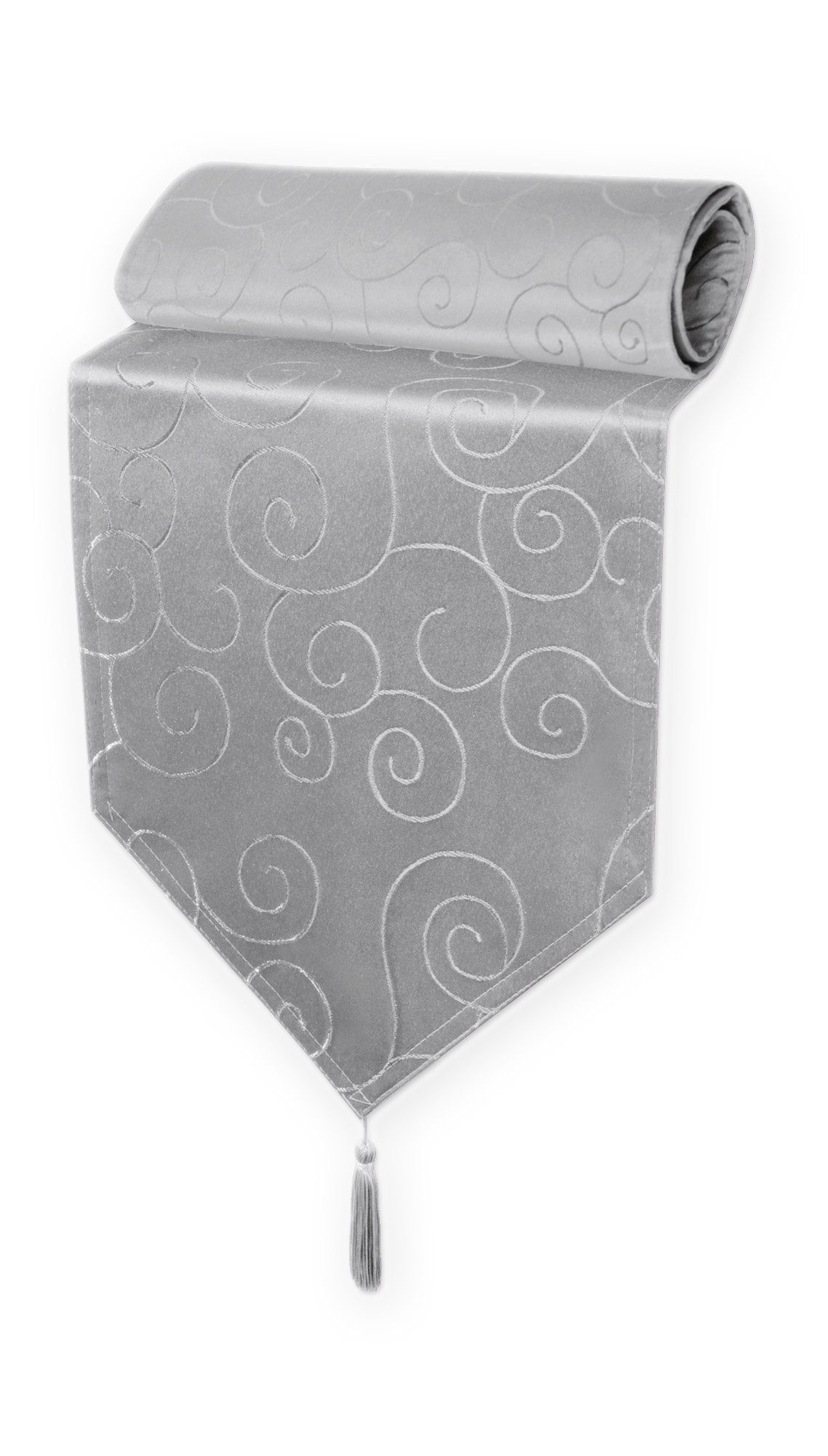 Haus und Deko Tischdecke Tischläufer Damast Ornamente klassisch Tischdecke günstig online kaufen