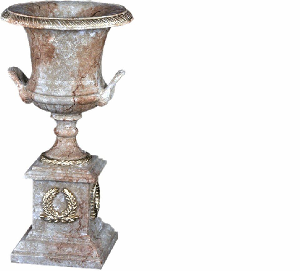 JVmoebel Skulptur XXL Vase Tisch Dekoration Deko Vasen Antik Stil Figur Kelch Rom 0870
