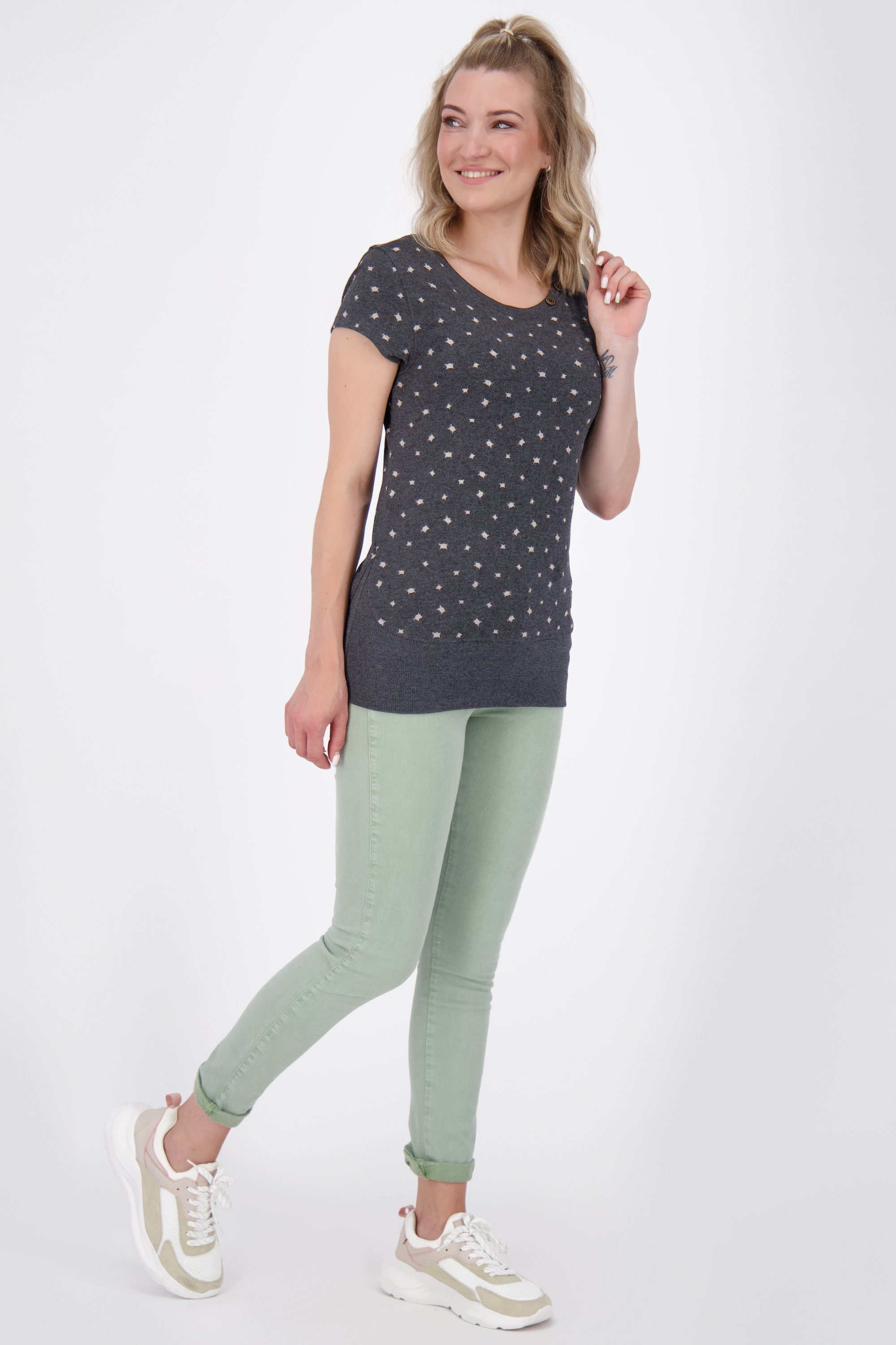 Shirt & Damen Alife T-Shirt melange Kickin T-Shirt B CocoAK moonless