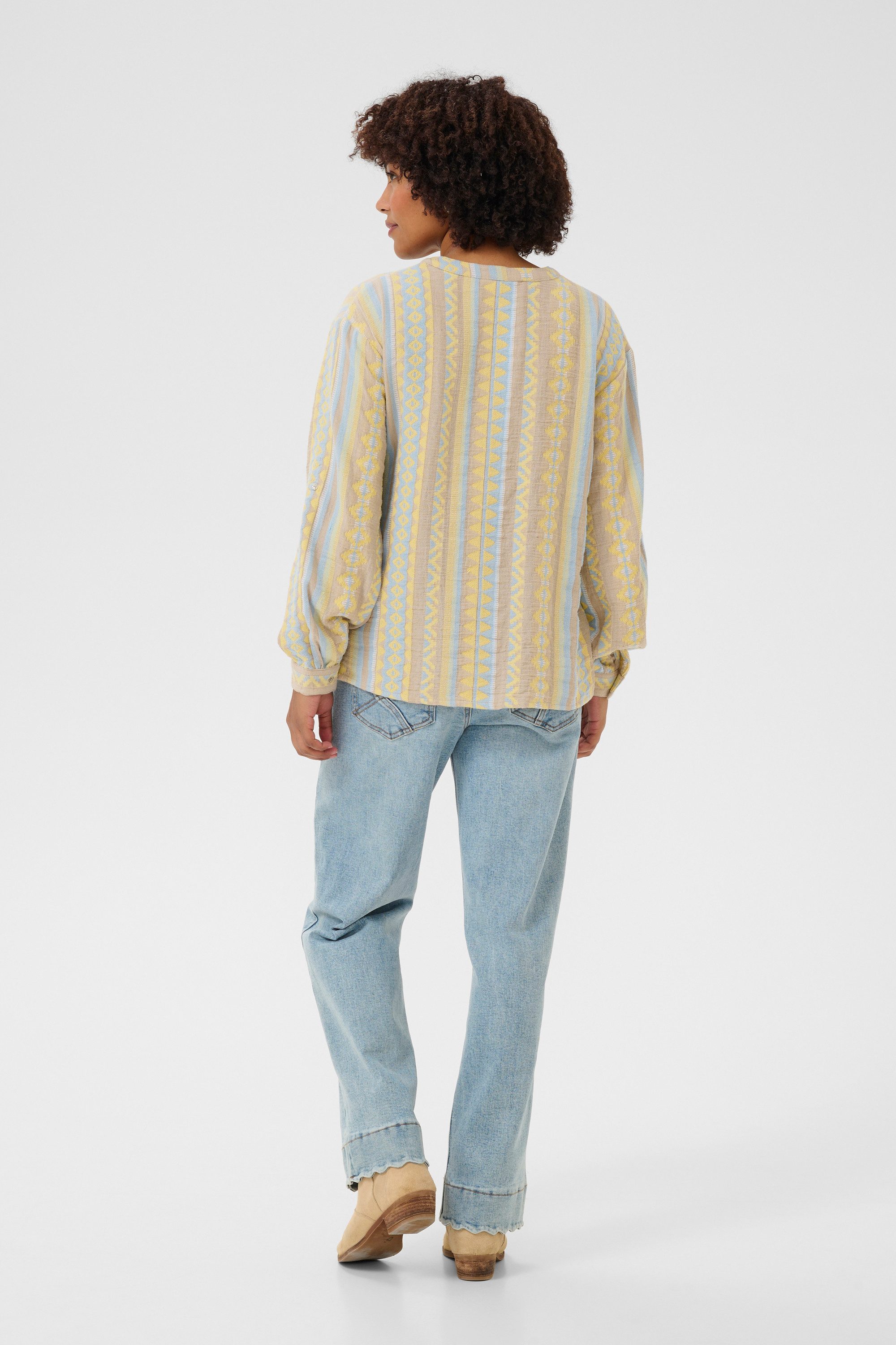 Cream Kurzarmbluse Kurzarm-Bluse CRSola