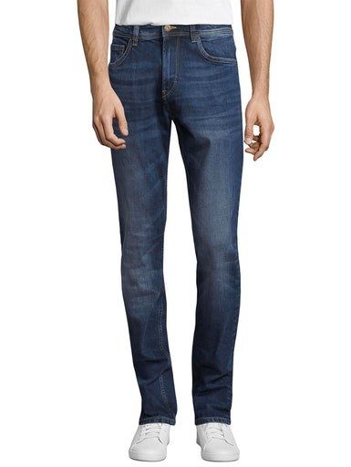 TOM TAILOR 5-Pocket-Jeans Josh mit Reißverschluss mid stone | 