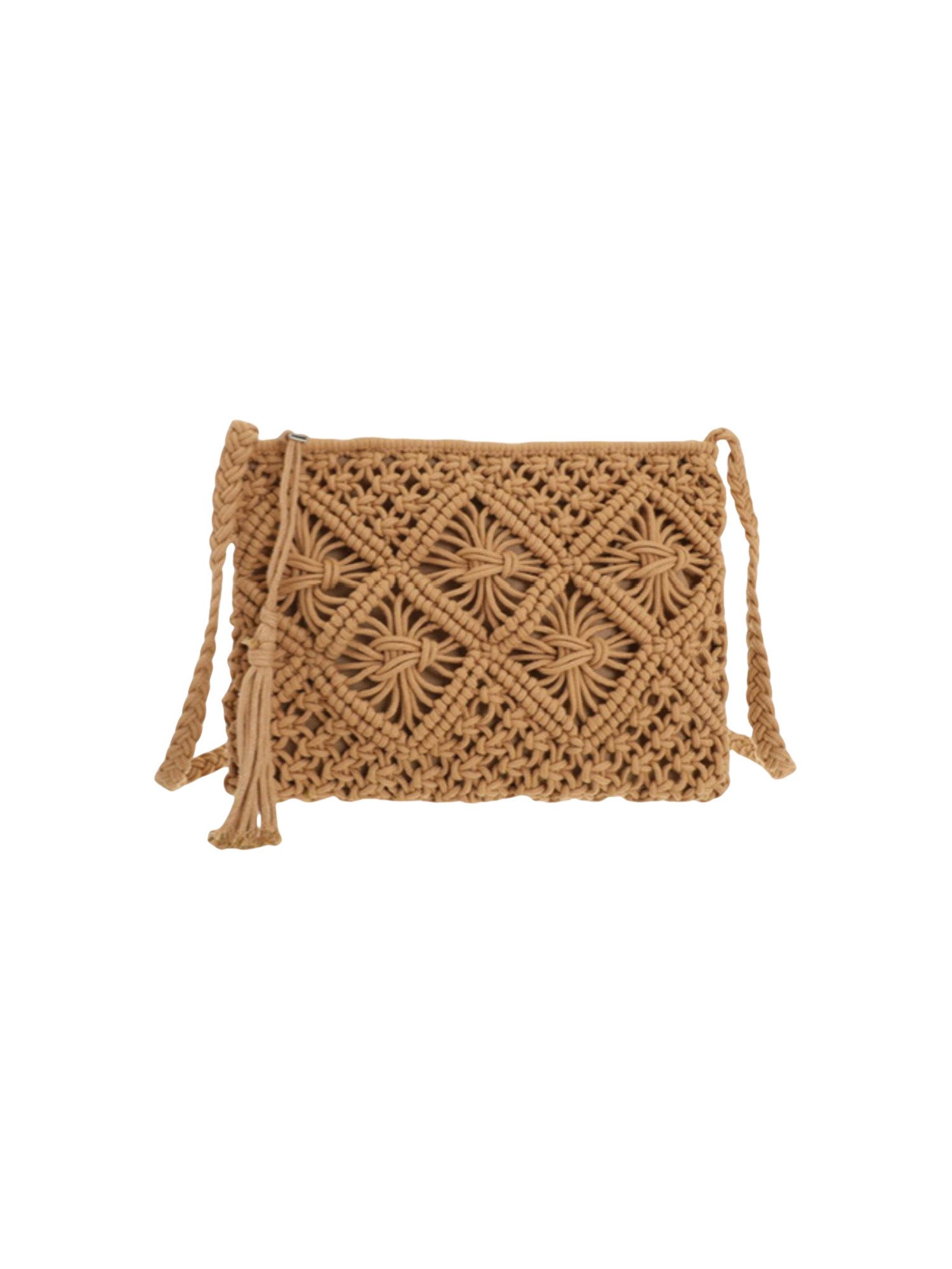 BRISE TASCHE Schultertasche Brise Umhängetasche Damen – Geflochtene Textil Schultertasche, Boho-Stil leicht sommerlich