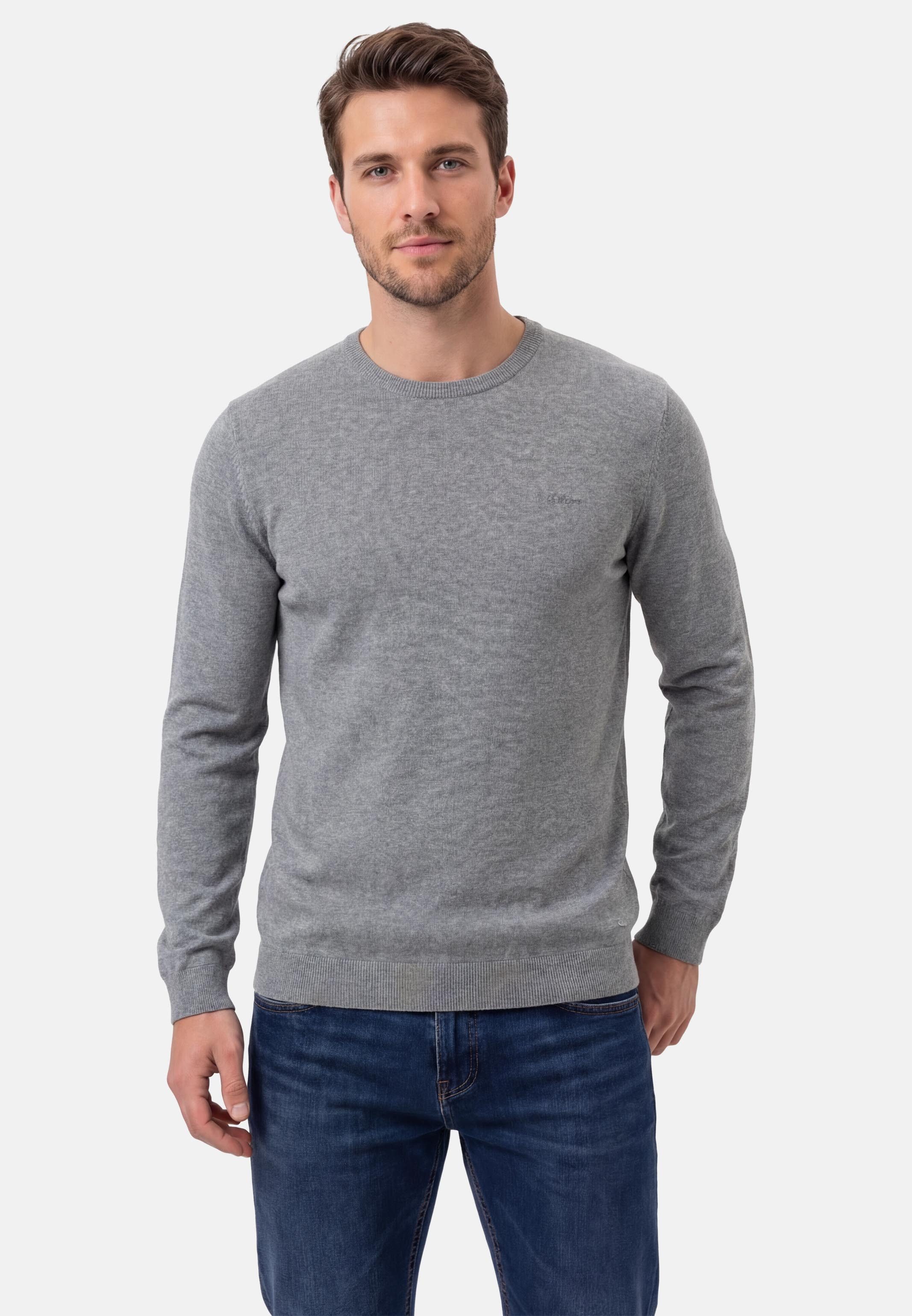 s.Oliver Rundhalspullover 2er Pack Basic (Spar-Set, 2-tlg) Pullover - Baumw günstig online kaufen