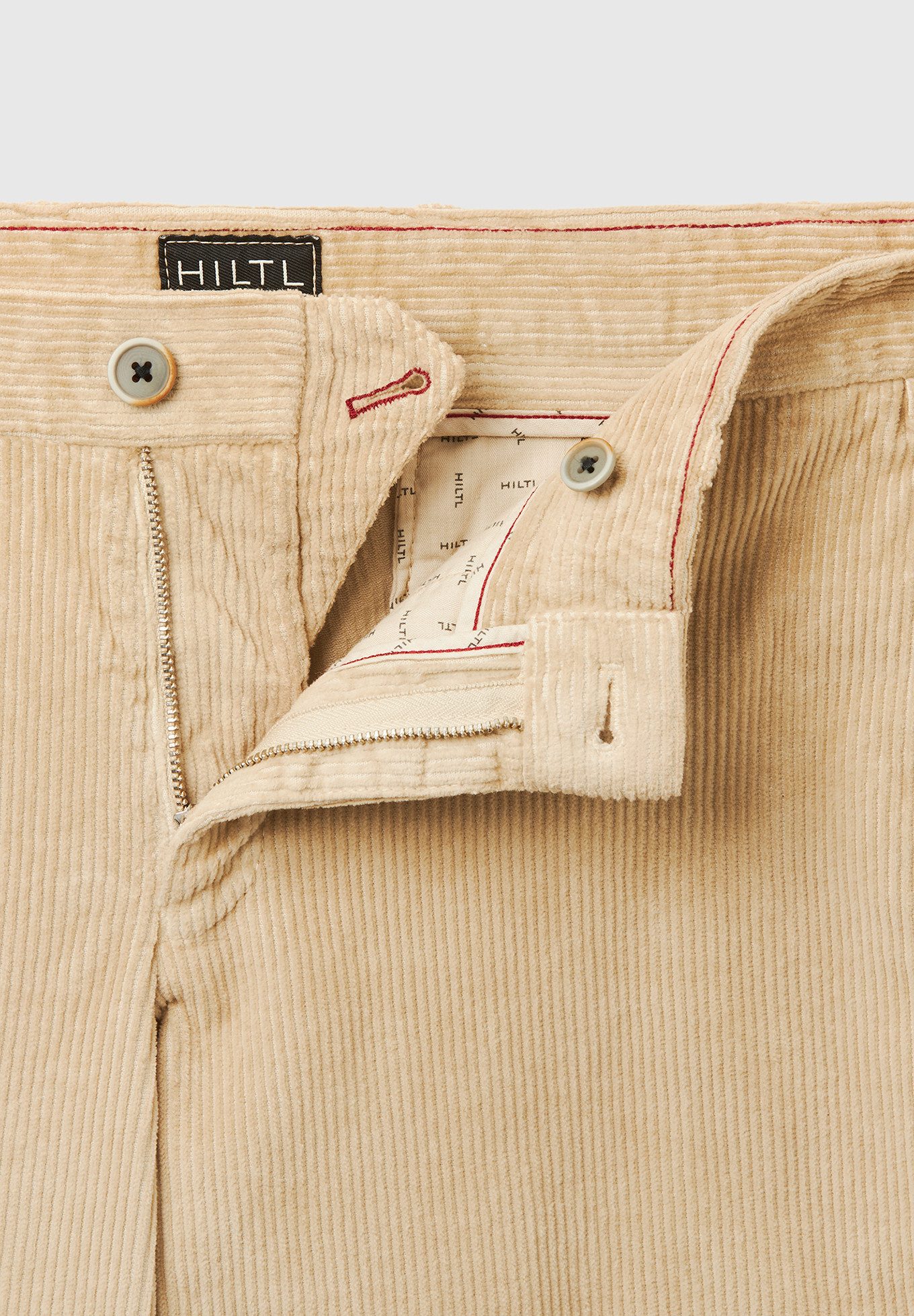 Hiltl Cordhose Tamo Cordhose Herren Slim Fit Casual Corduroy, camel, 27 elastische Cord Chino aus Baumwolle, moderne Casual Hose
