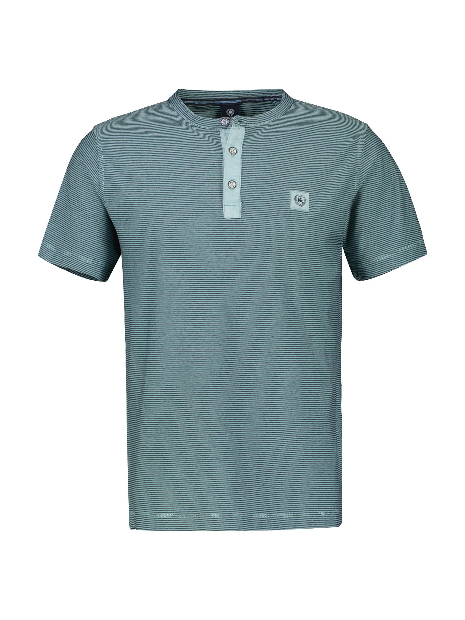 LERROS Kurzarmshirt mit Logostickerei an der günstig online kaufen