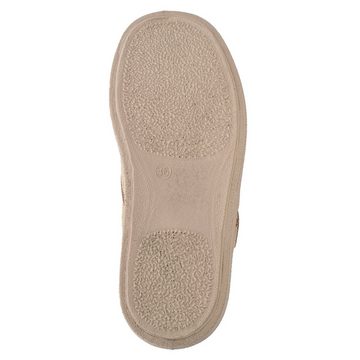 Fischer-Markenschuh Ortho Hausschuh mit Klettverschluss, Weite K, Frotteefutter, Reptilstretch