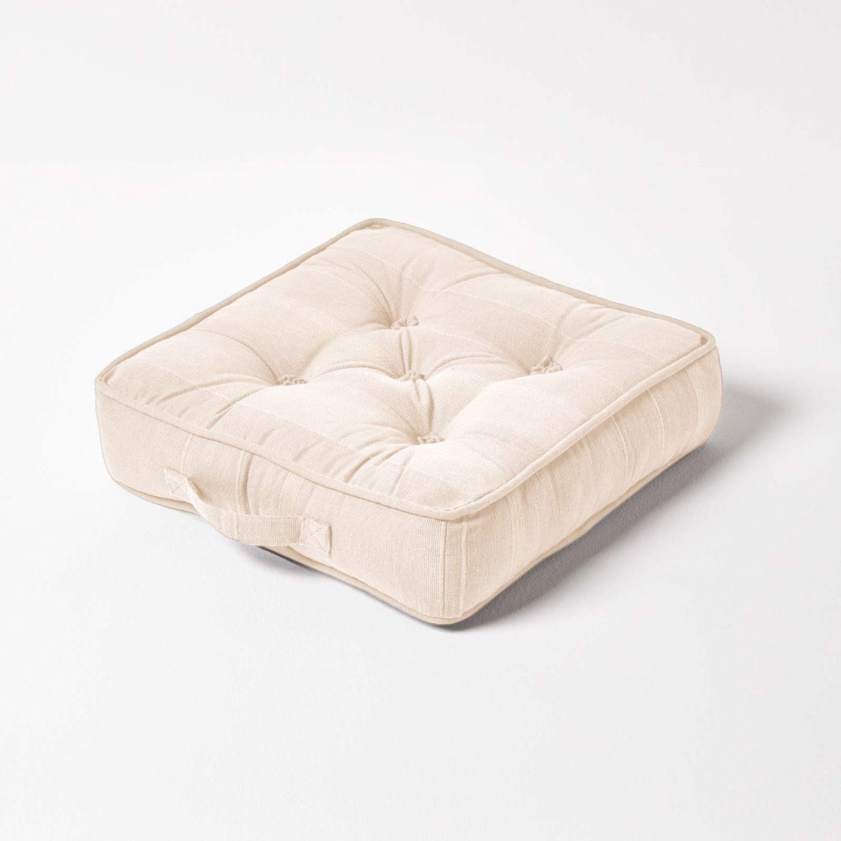 Homescapes Напольные подушки Sitzkissen Stuhlkissen Rajput natur