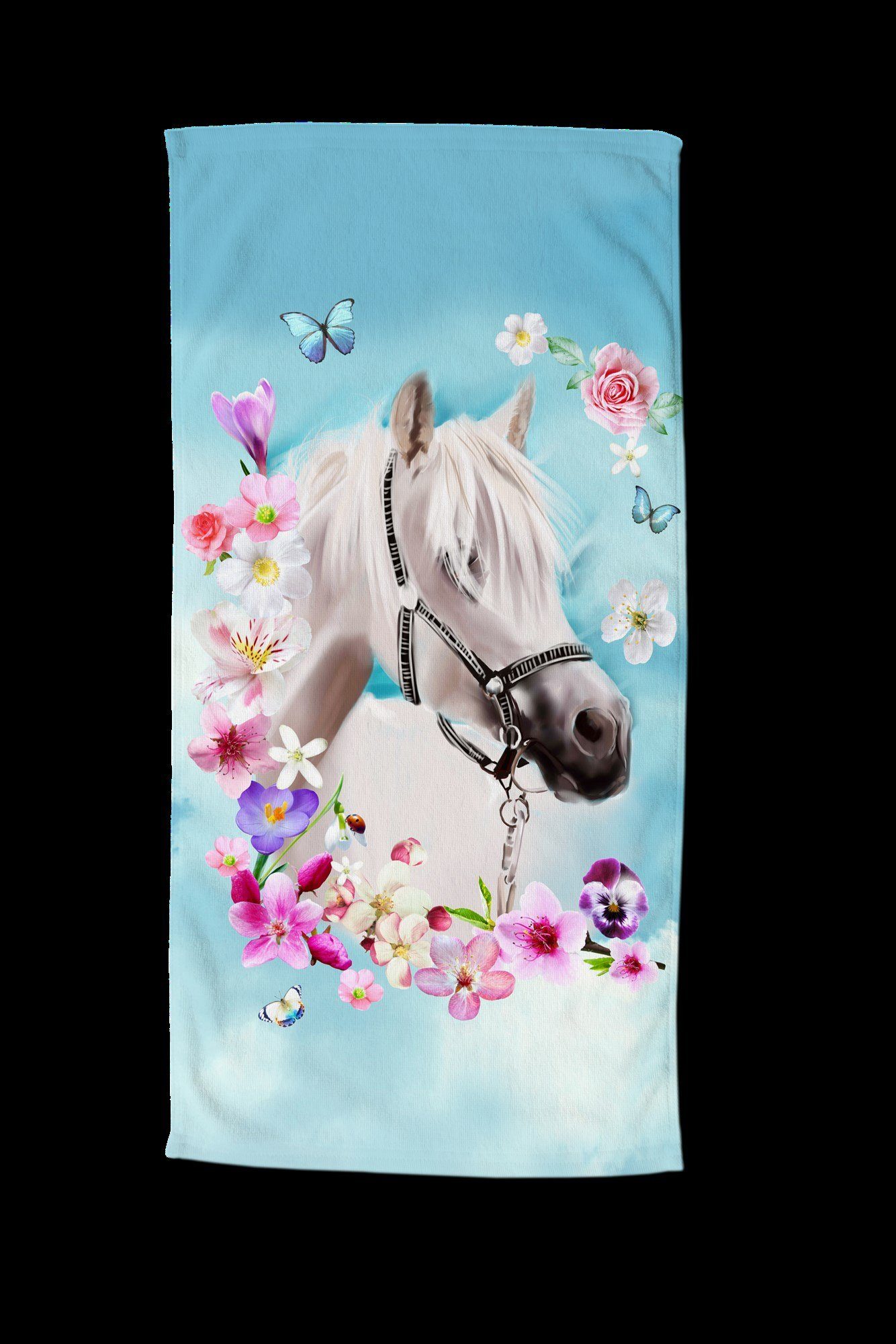 good morning Strandtuch MY BEAUTY, Microfaser (1-St), Pferd