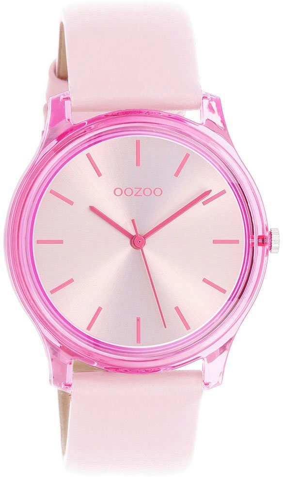 OOZOO Quarzuhr C11138, Armbanduhr, Damenuhr, Lederarmband günstig online kaufen