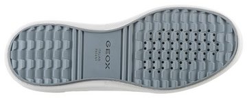 Geox D DALYLA Sneaker mit kontrastfarbenem Einsatz, Freizeitschuh, Halbschuh, Schnürschuh