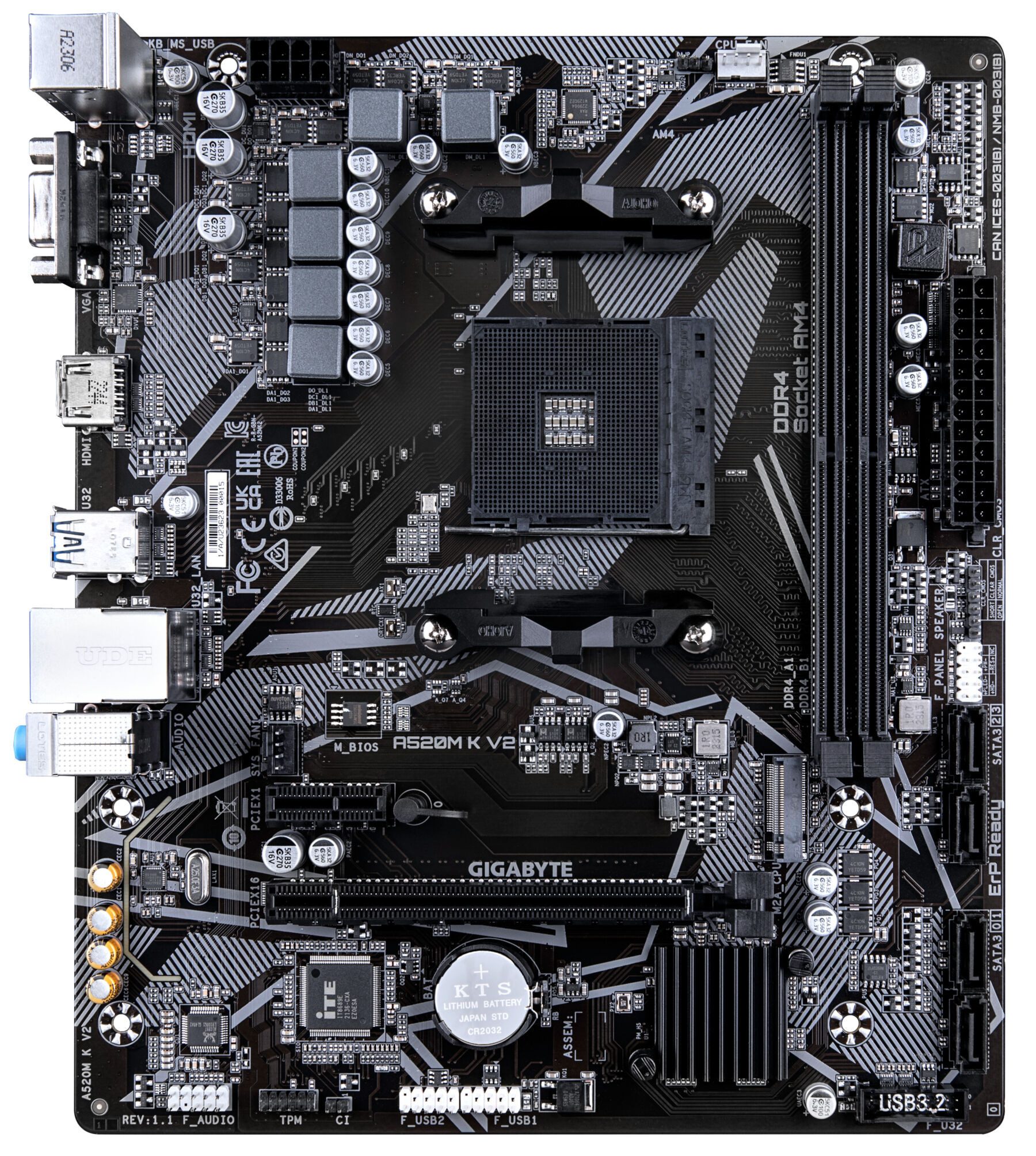 Gigabyte A520M K V2 Mainboard