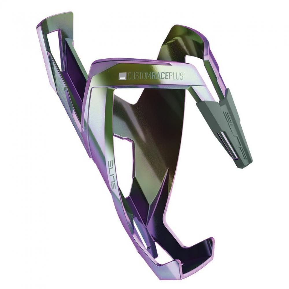 Elite Trinkflasche Elite Trinkflaschenhalter CustomRacePlus grün/violett glänzend