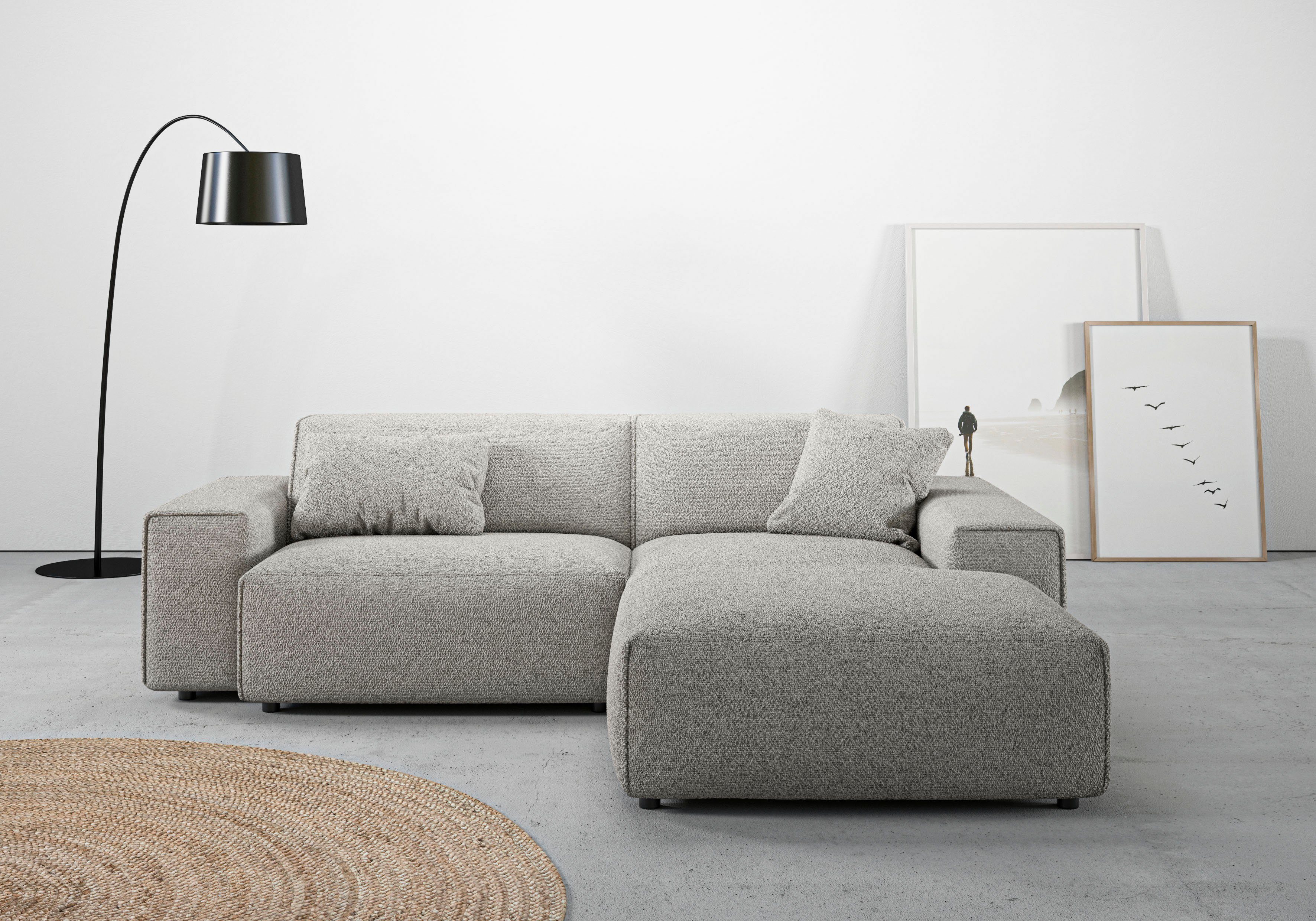 Ecksofa Glimminge L-Form auch in Breitcord, Feincord + Easy care-Bezug