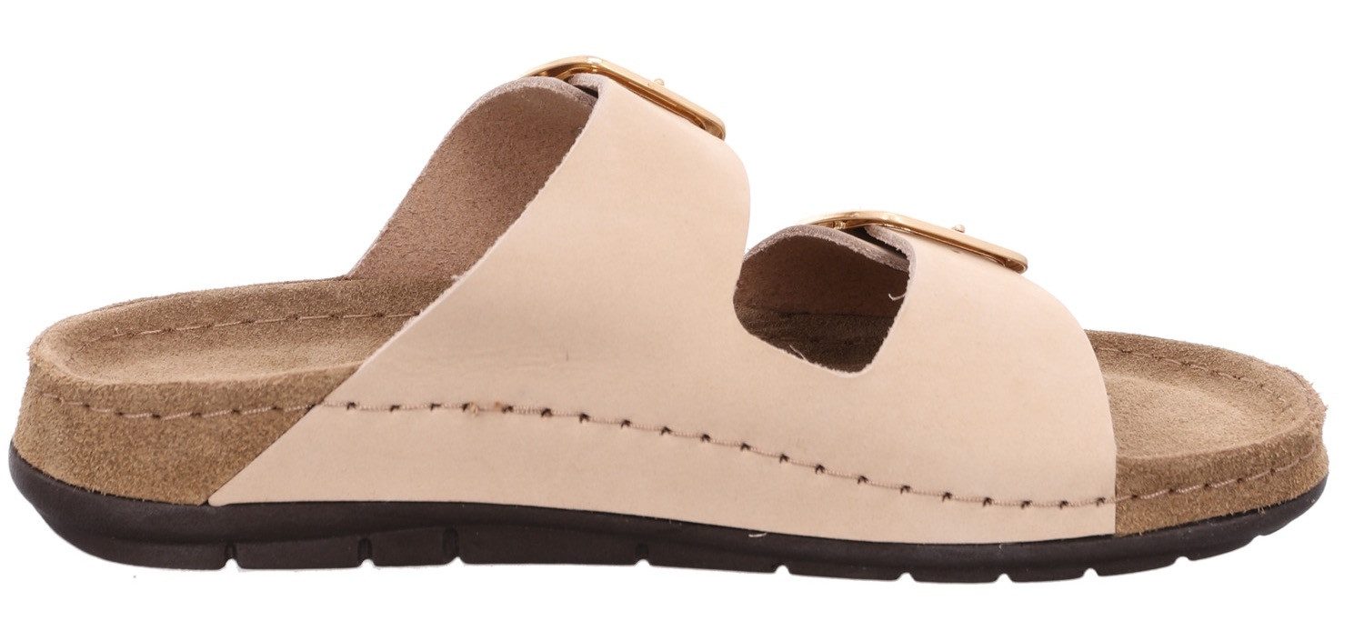 Rohde Rodigo Pantolette, Keilabsatz, Sommerschuh, Hausschuh mit komfortablem Softfußbett