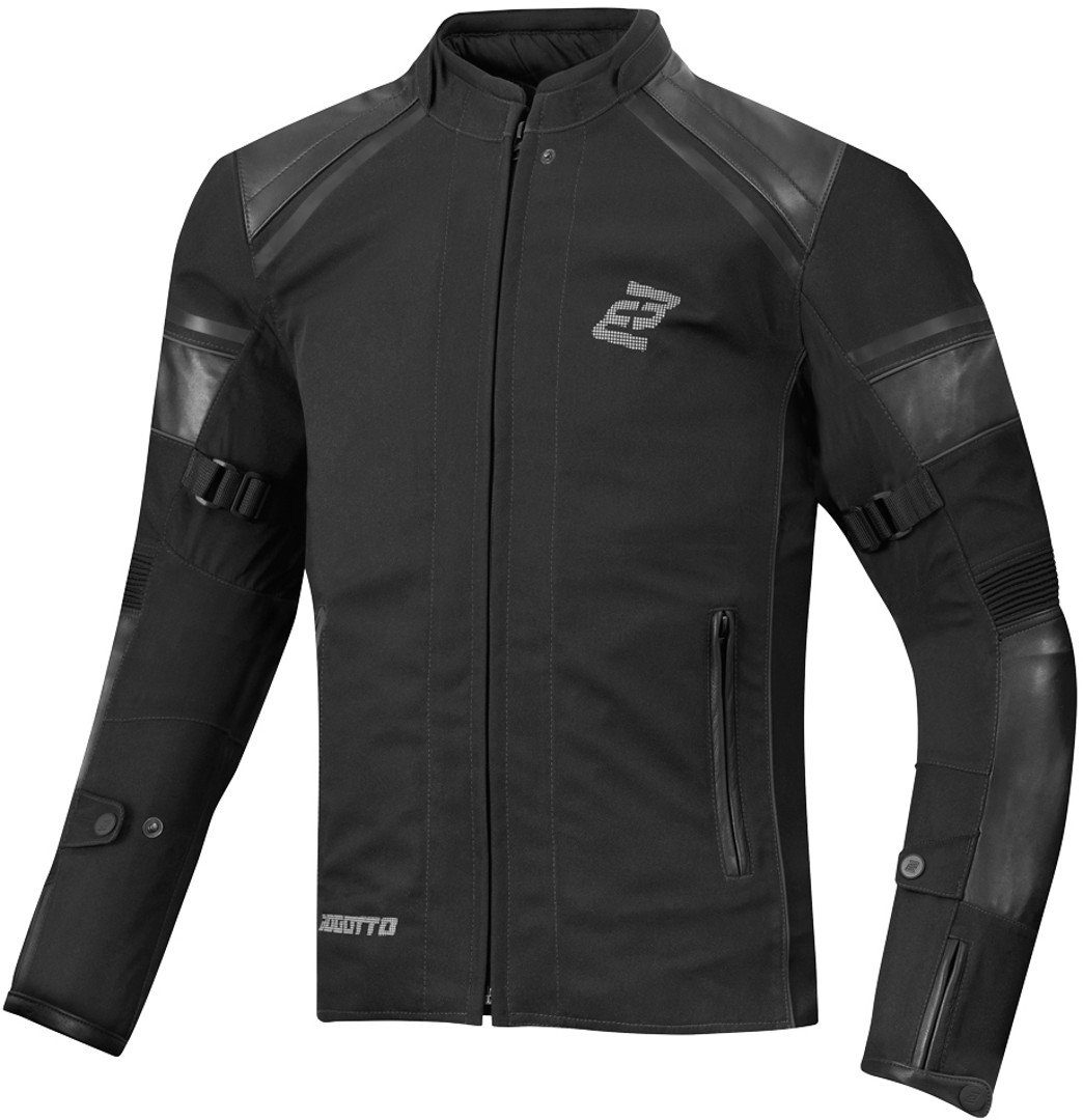 Black Motorradjacke Textiljacke Motorrad Blizzard-X wasserdichte Bogotto