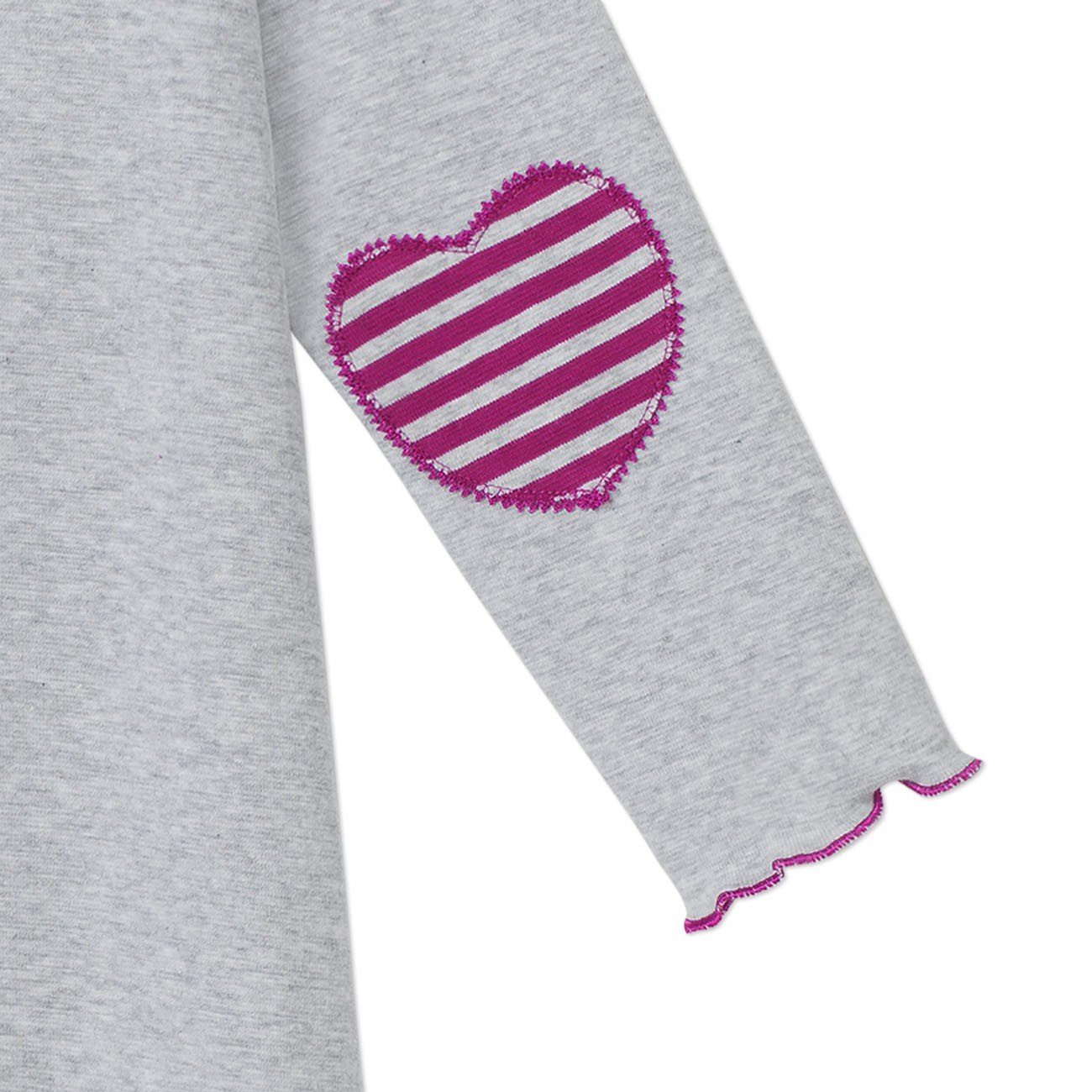 Schiesser Nachthemd Sleepshirt, 100% Baumwolle Schlafanzug, (Set, Eichhörnchen Nachthemd, Mädchen Set)