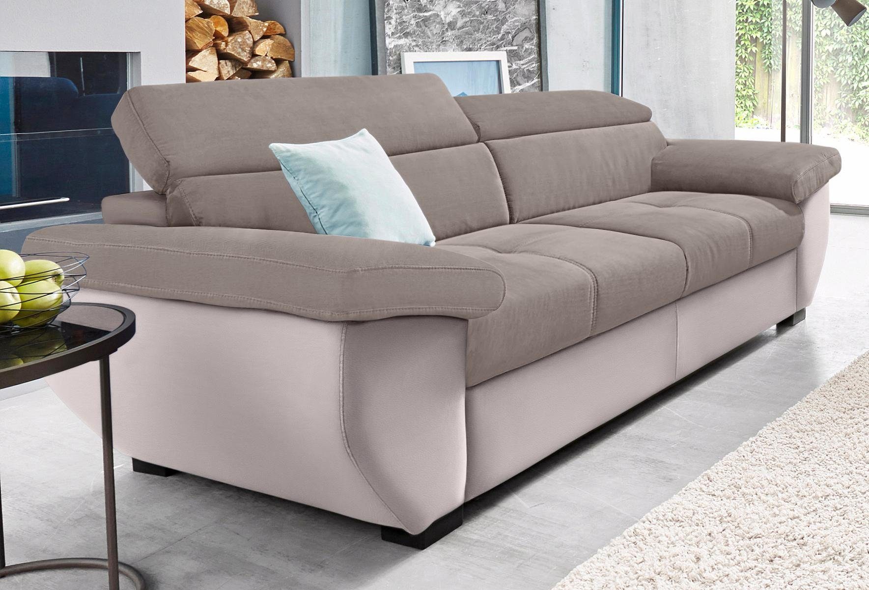 COTTA 2,5-Sitzer Speedway, Big-Sofa mit Kopfteilverstellung günstig online kaufen