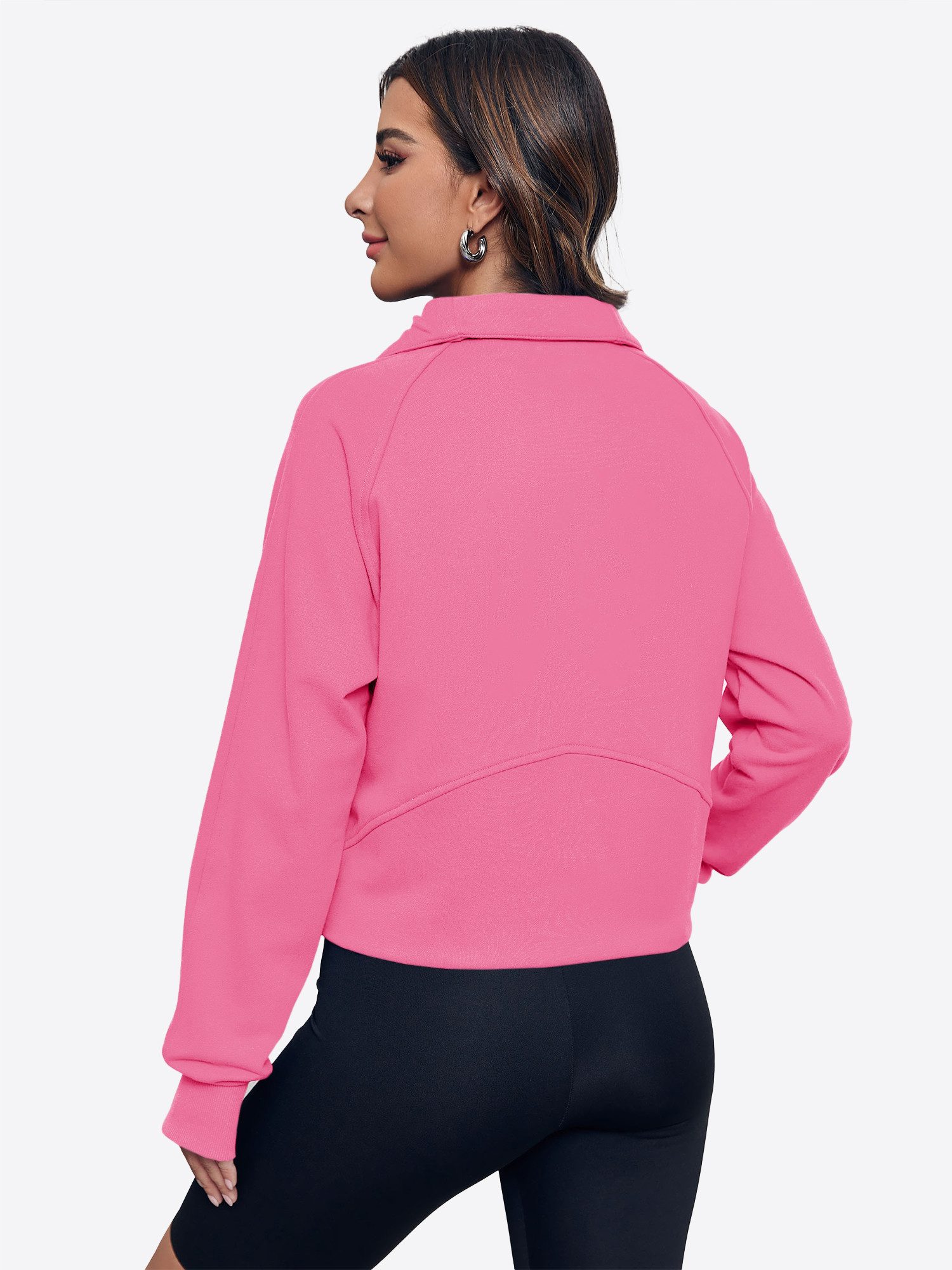 Imily Bela Sweatshirt Damen Langarm Pullover mit halbem Reißverschluss (Pac günstig online kaufen