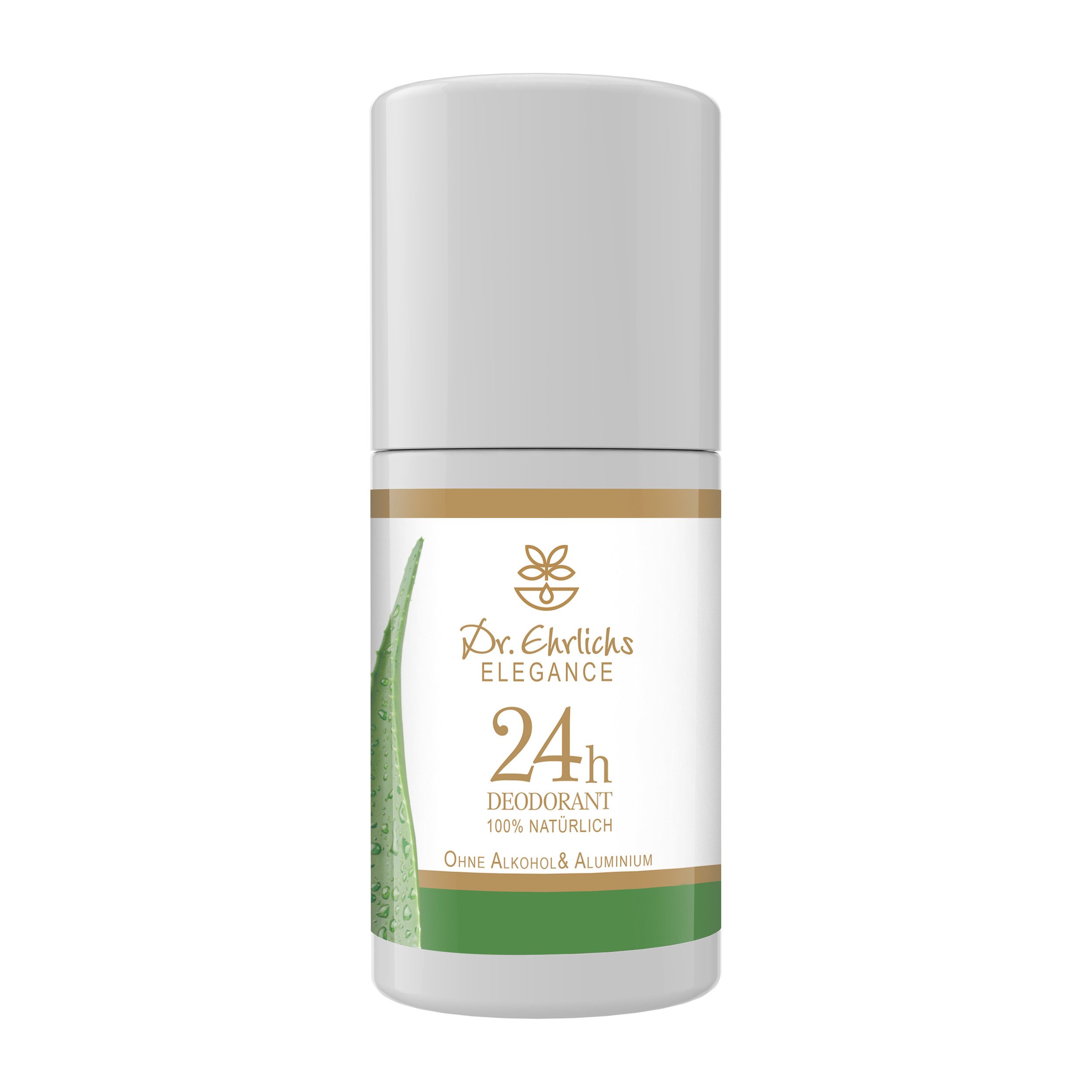 Dr. Ehrlichs Gesundkatalog. Deo-Roller Dr. Ehrlichs Elegance Deo Roll‑on 24h, 50 ml – 100% natürlich, 24h Schutz vor Körpergeruch, Alkohol‑ & aluminiumfrei