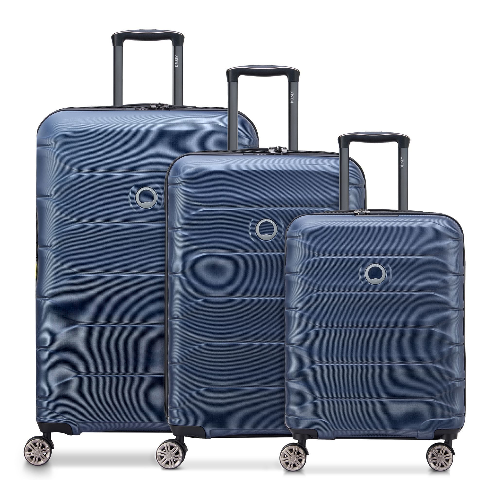 Delsey Paris Trolleyset Meteor, 4 Rollen, (3-teilig, 3 tlg), Polycarbonat günstig online kaufen