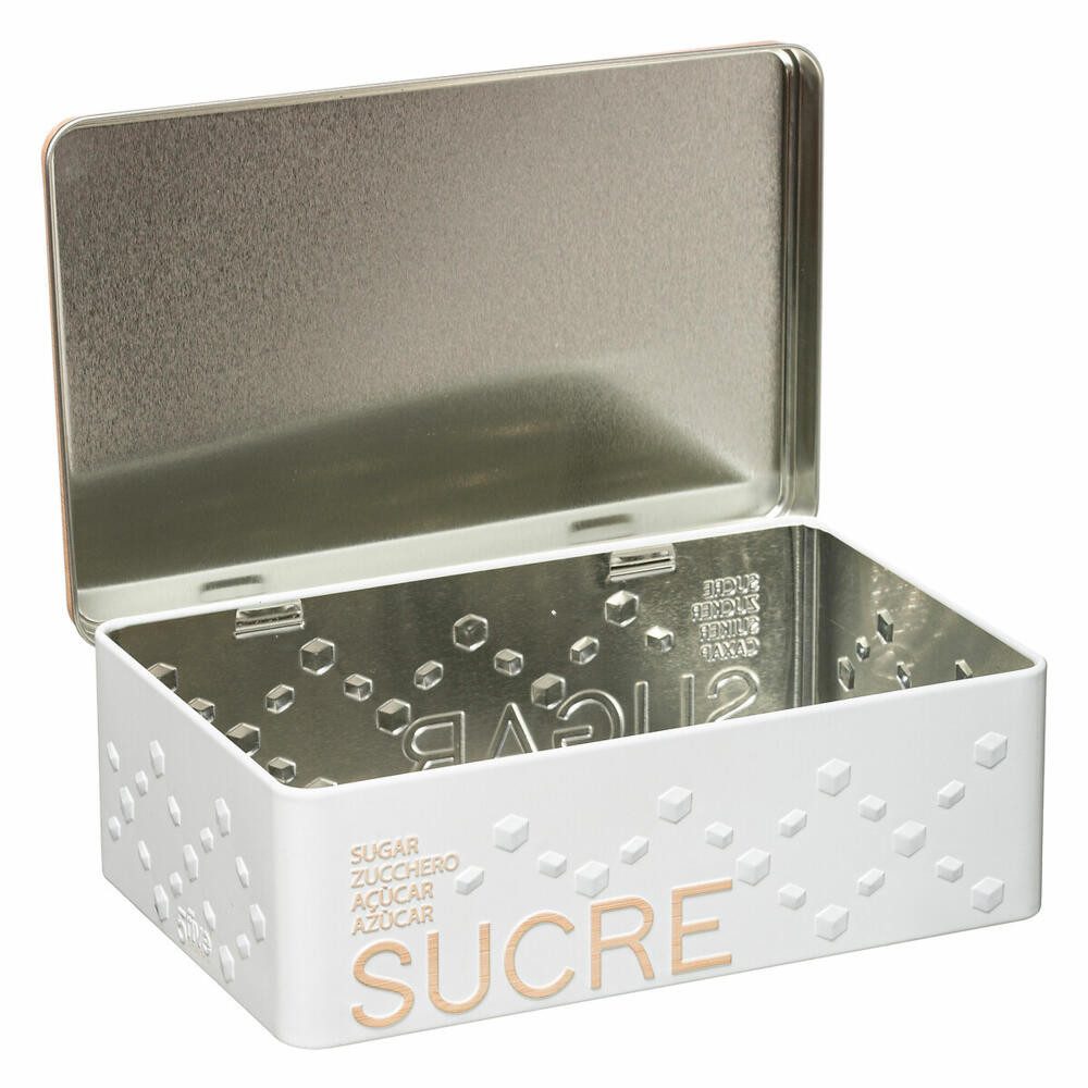 5five Simply Smart Zuckerdose Scandinave Nature, 1 kg, Weißblech