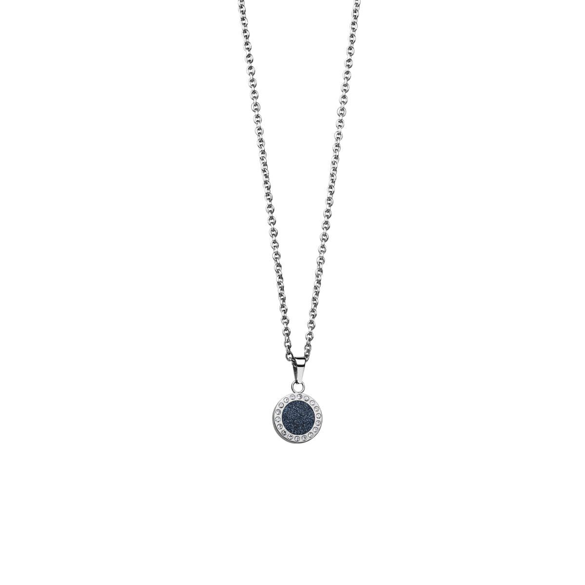 Bering Collier Halskette Edelstahl mit Zirkonia und Sparkling Effect 427-77-450