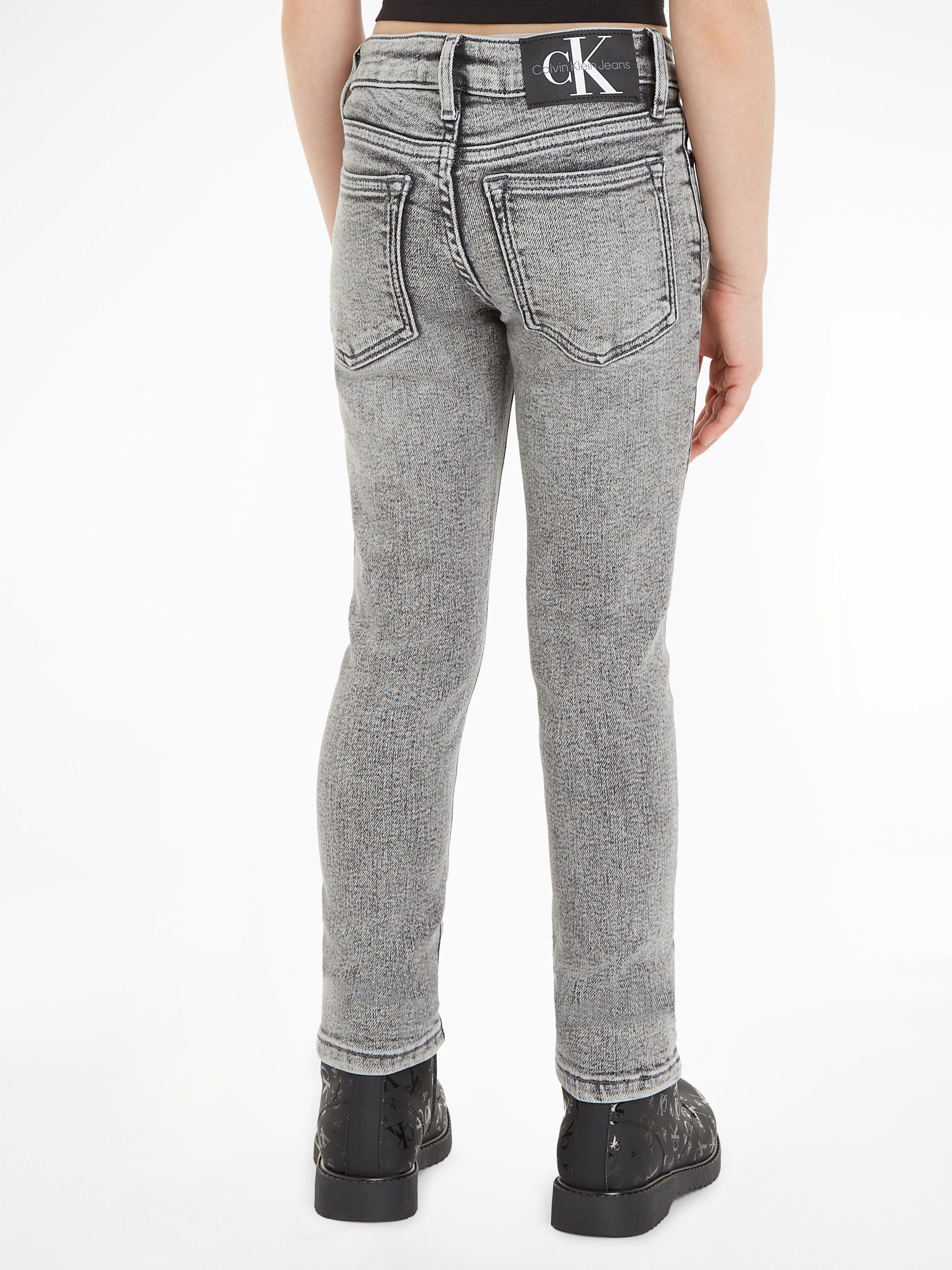 MR Klein SKINNY WASHED GREY Stretch-Jeans Calvin Jeans