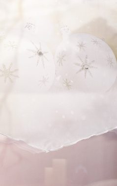 Scheibengardine Scheibenhänger Weihnachtsschmuck, LYSEL®, (1 St), transparent, HxB 80x40cm